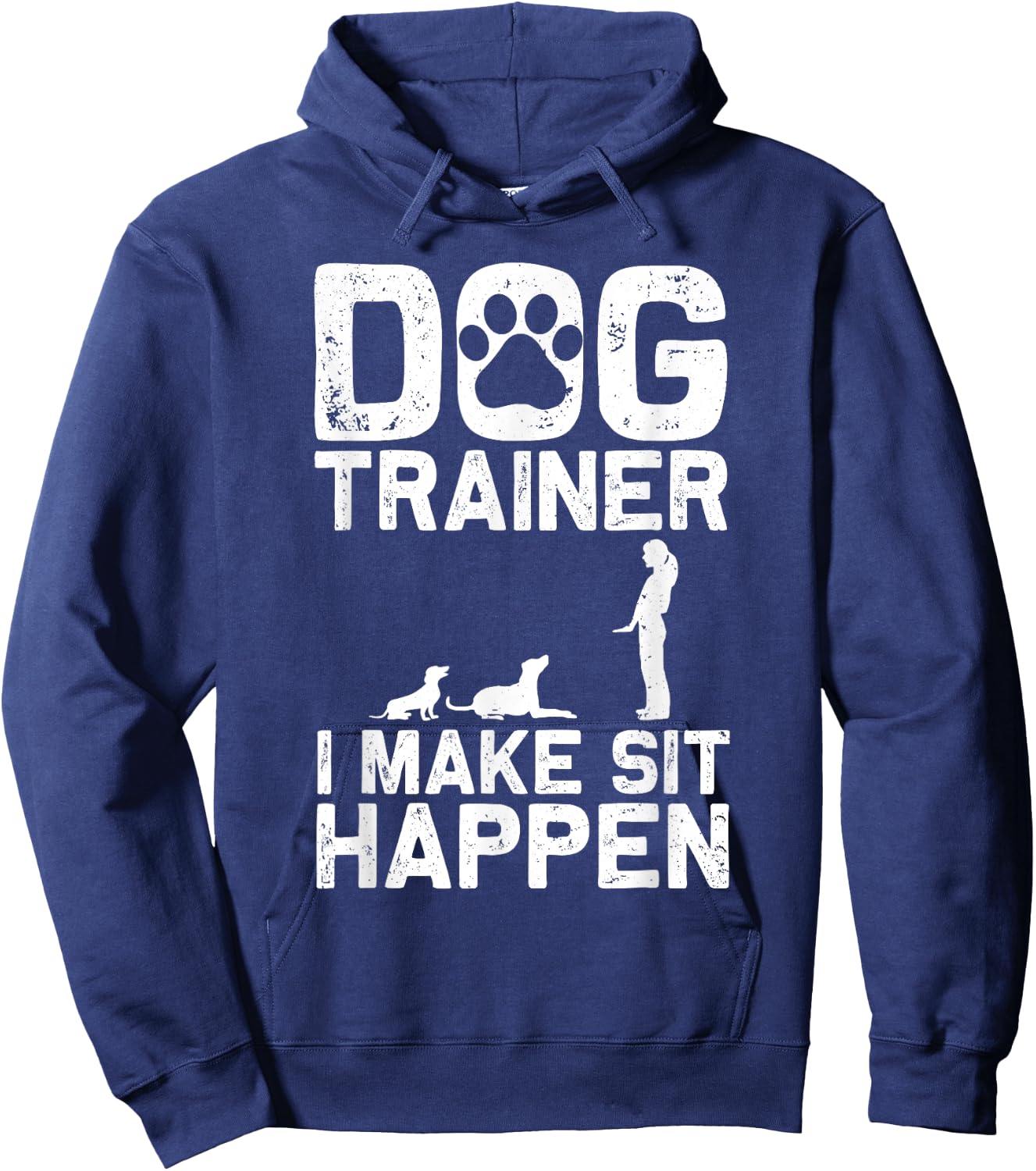 Cool Dog Trainer Women Service Dog Handler Training Hoodie - Hoodie | Navy