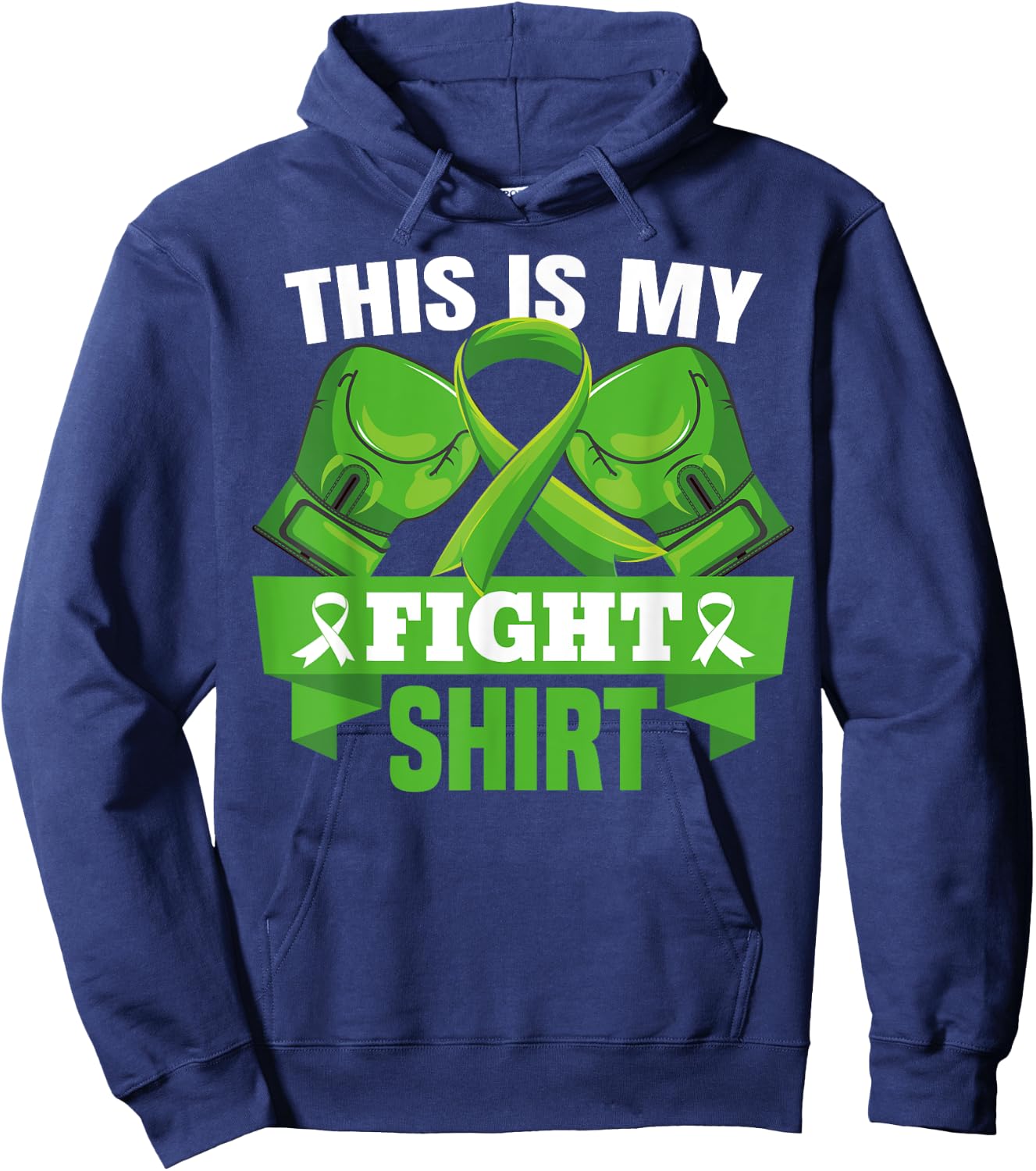 This Is My Fight Shirt Mental Health Fighter Support Strong Hoodie - Hoodie | Navy