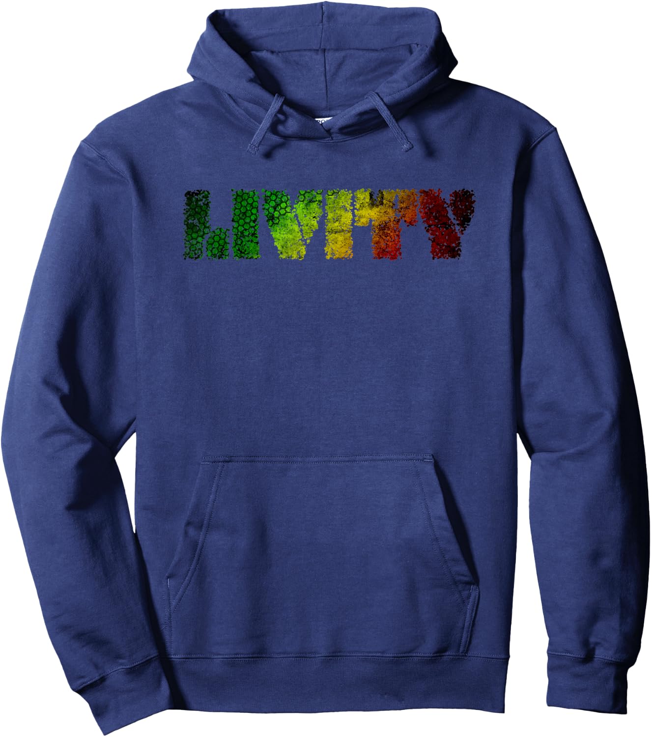 Men Women Jamaica Reggae Jah Army Rastafari Lion of Judah Hoodie - Hoodie | Navy