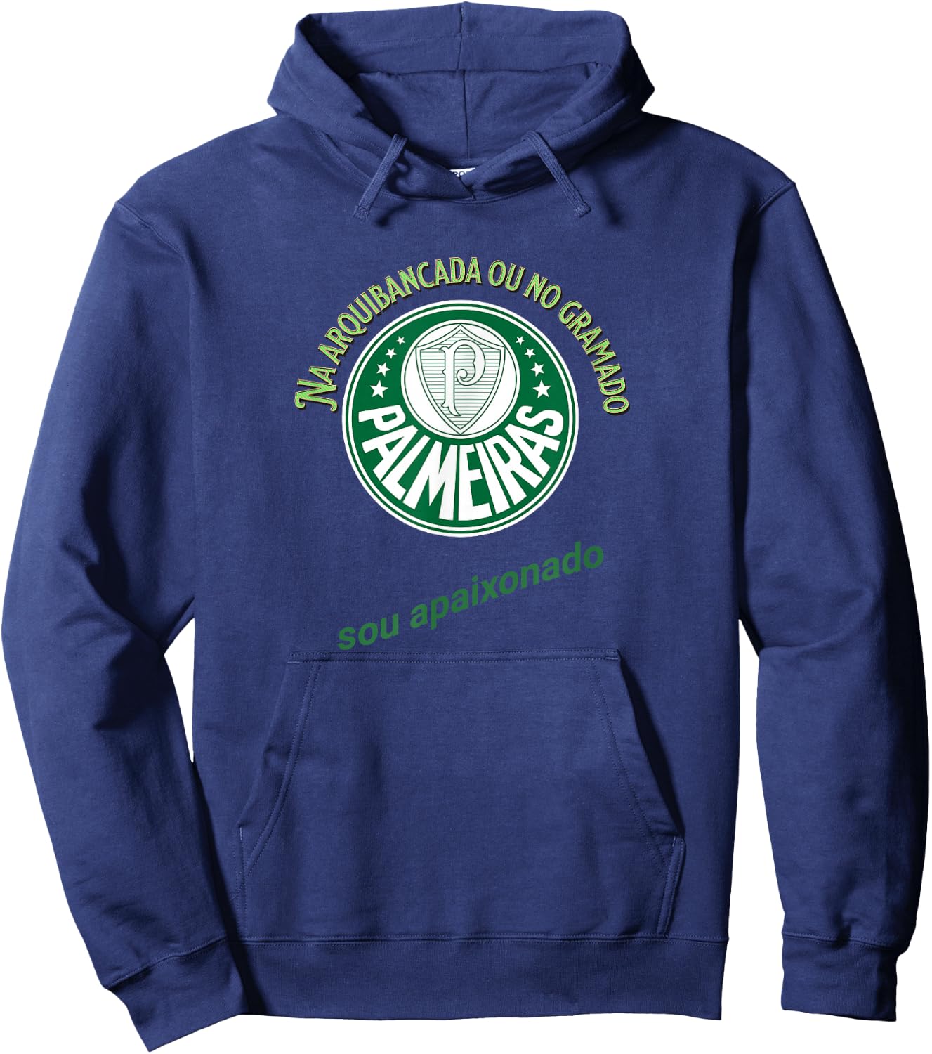 Camisa do Palmeiras Camisa de torcida verdao Blusa palmeiras Hoodie - Hoodie | Navy
