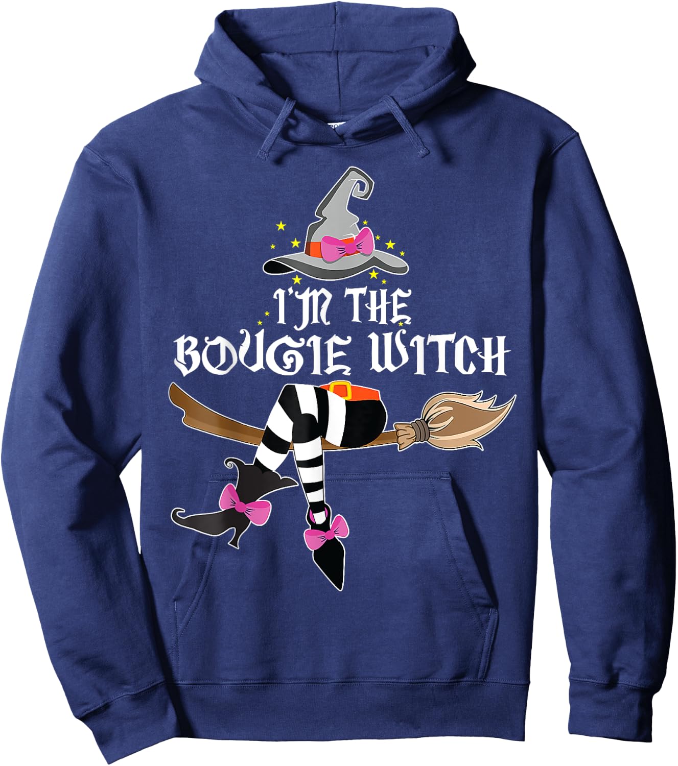 I'm the Bougie Witch Funny Halloween Matching Costume Hoodie - Hoodie | Navy