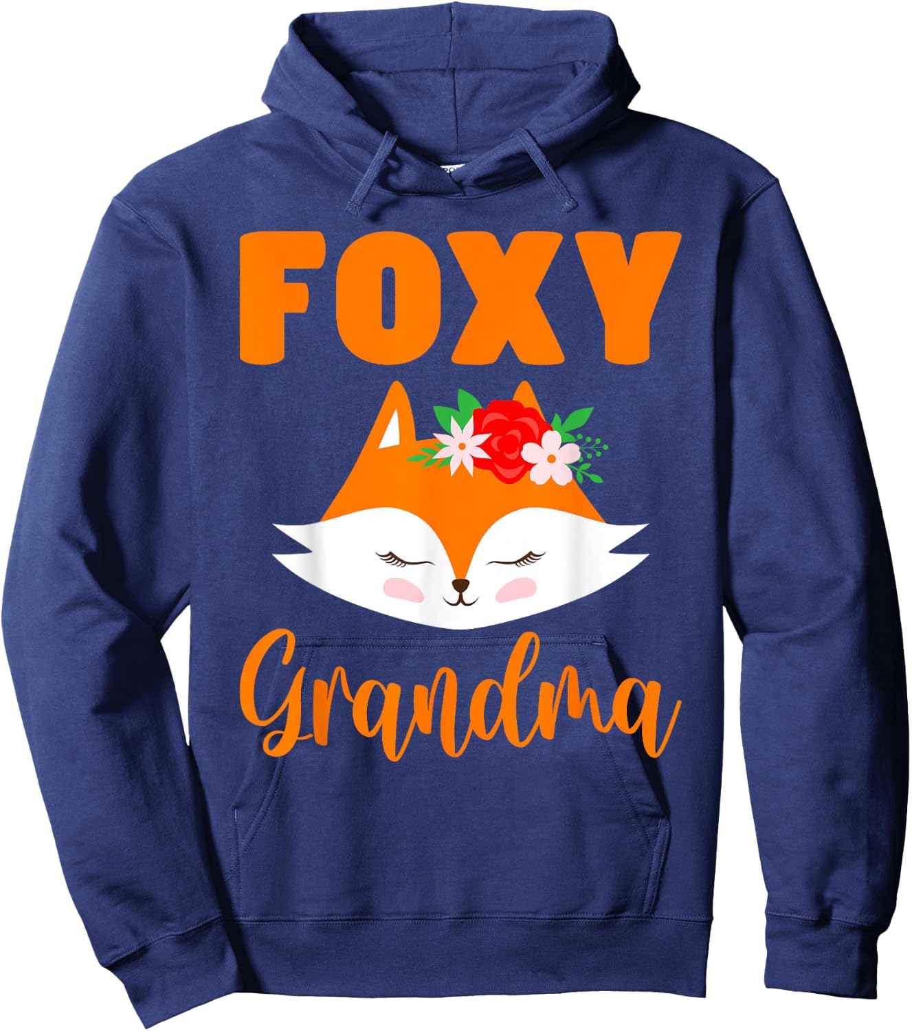 Foxy Grandma Fox Grandma Hoodie - Hoodie | Navy