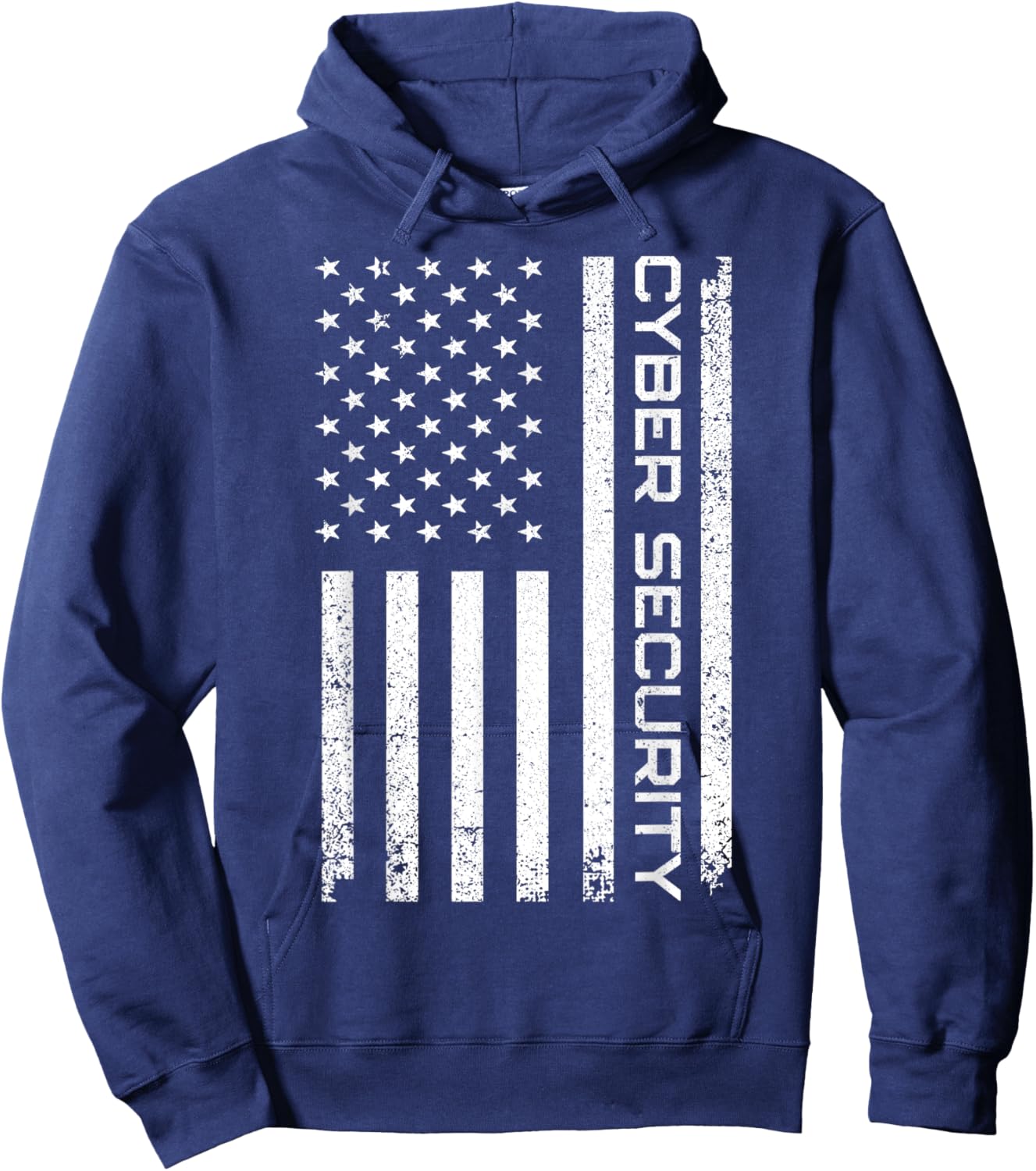 Funny USA Cyber Security Art Women Anti Malware Geek Hoodie - Hoodie | Navy