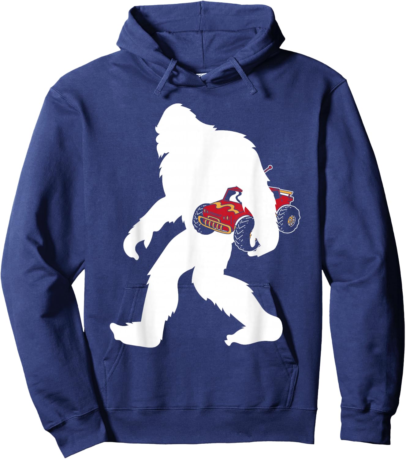 RC Car Enthusiast Remote Control Yetti Sasquatch Big Foot Hoodie - Hoodie | Navy