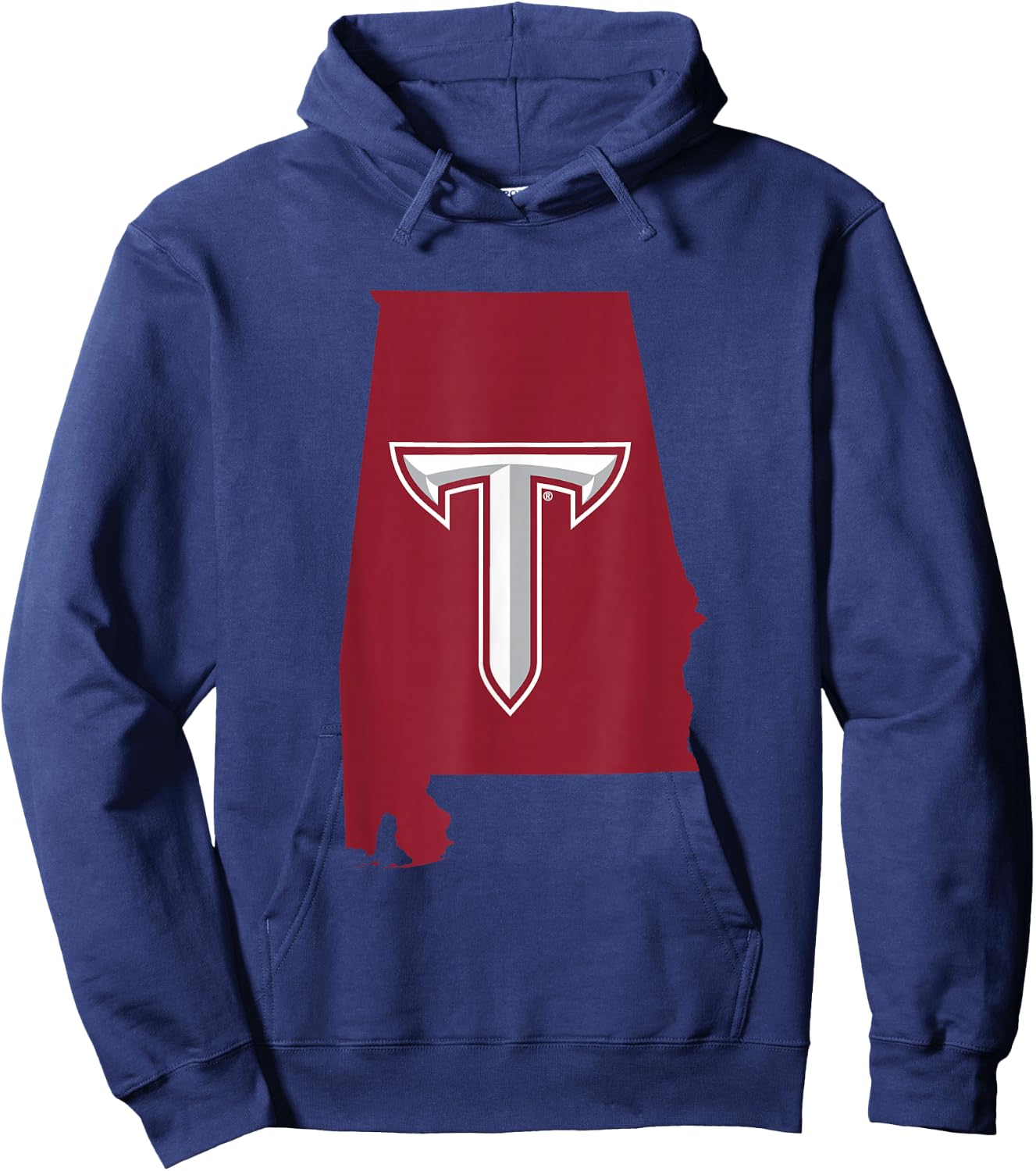 Troy University Trojans | Official NCAA Merch | PPTROY05 Hoodie - Hoodie | Navy
