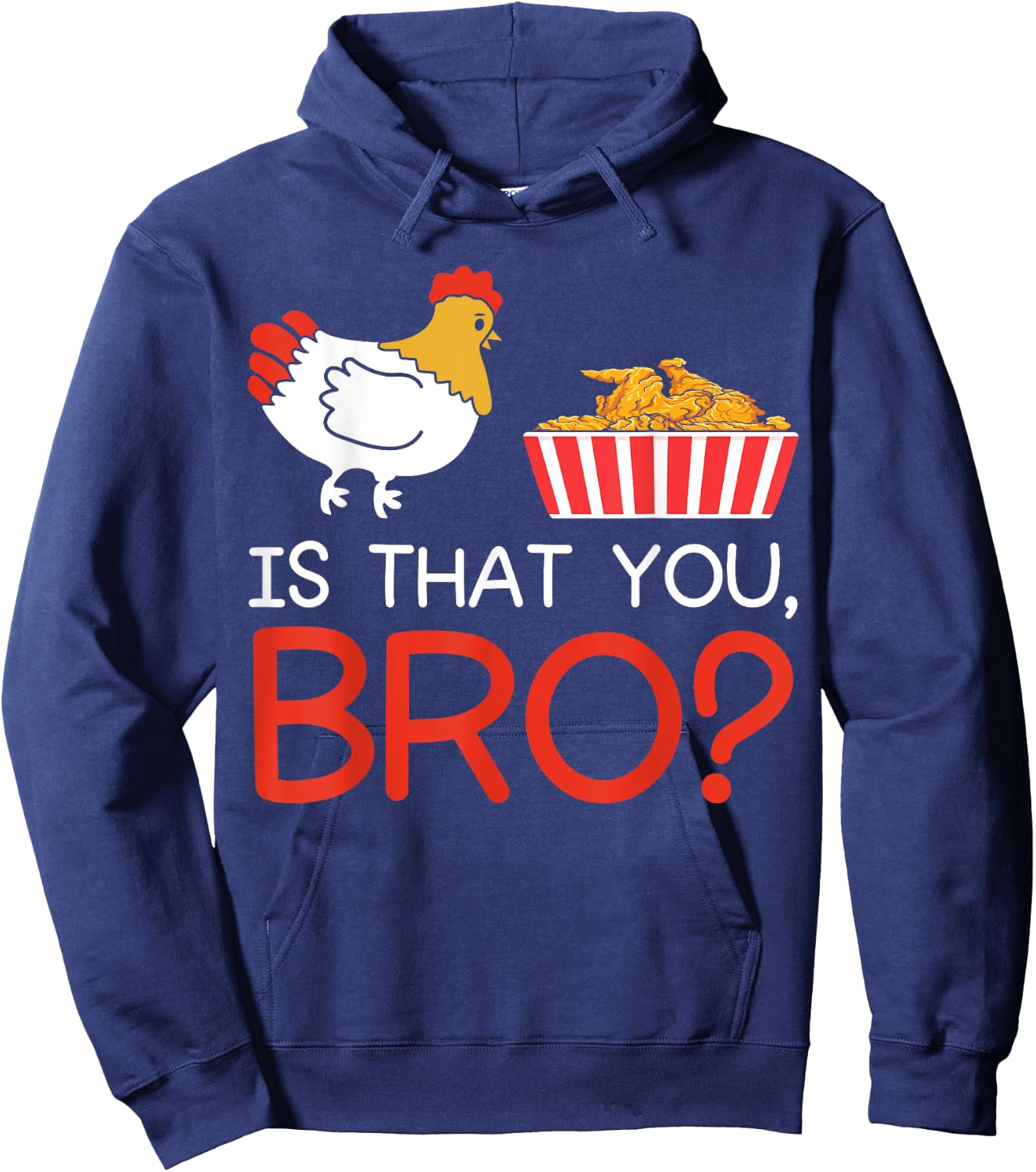 Funny Chicken Tender Hoodie - Hoodie | Navy