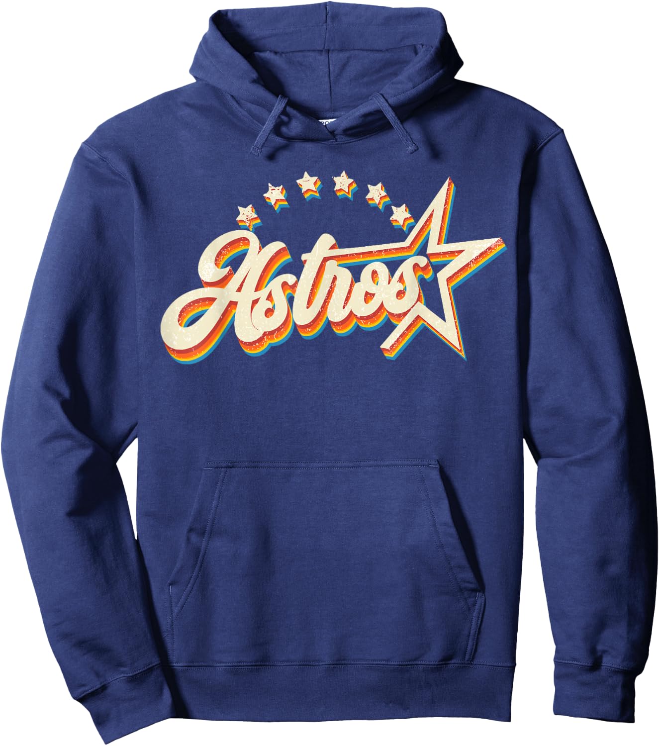 Astros Name Personalized Vintage Retro Gift Women Hoodie - Hoodie | Navy