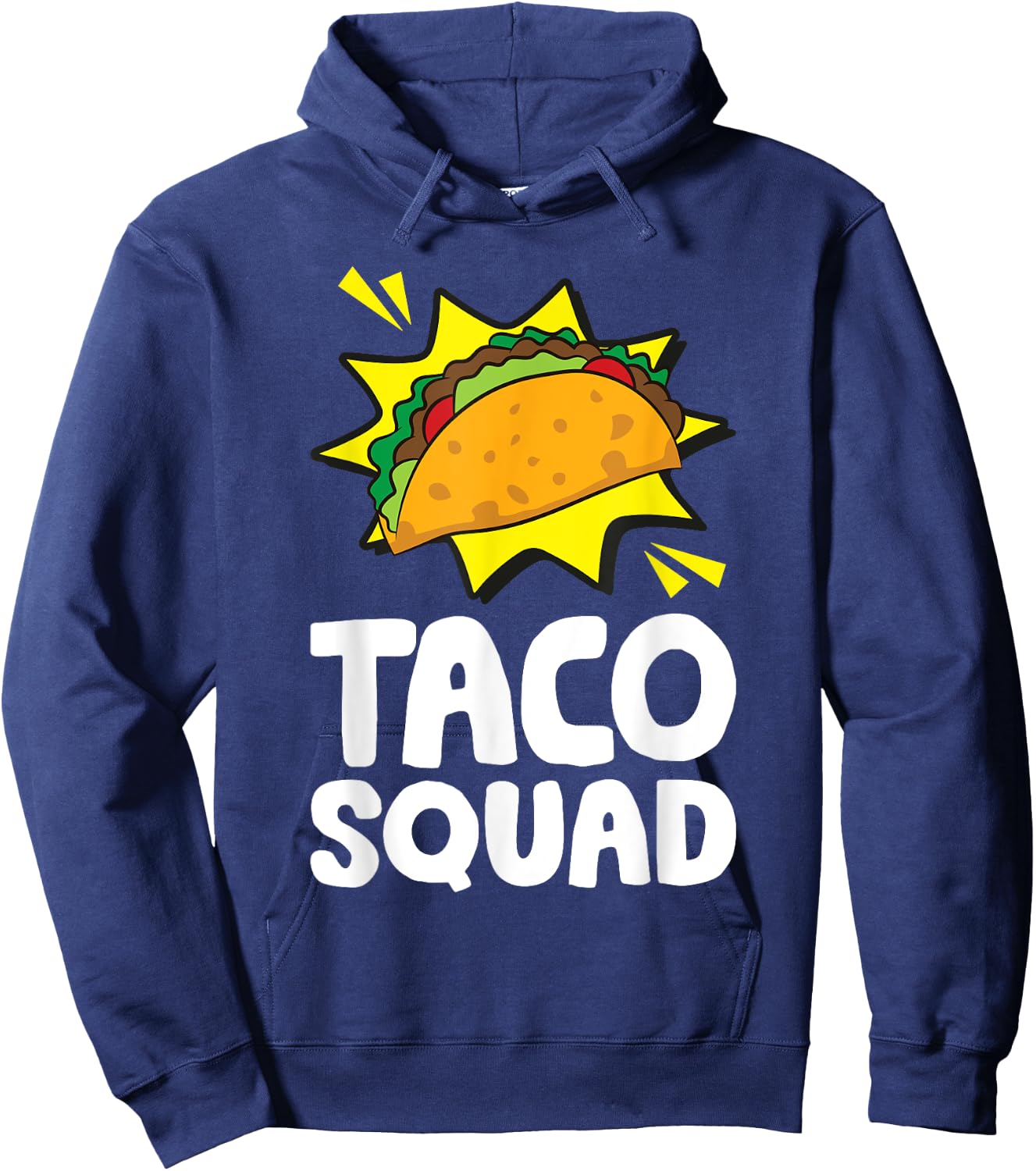 Team Tacos Mexican Food Funny Taco Squad Hoodie - Hoodie | Navy