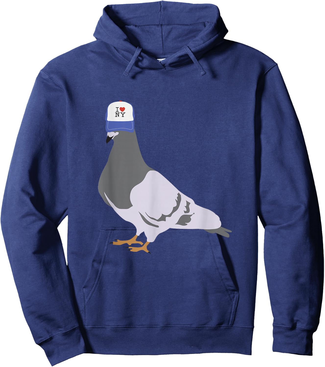 New York City Vintage I Love NY Apparel I Heart Ny Women's X-Small Black Modern Classic Heart Hoodie - Hoodie | Navy