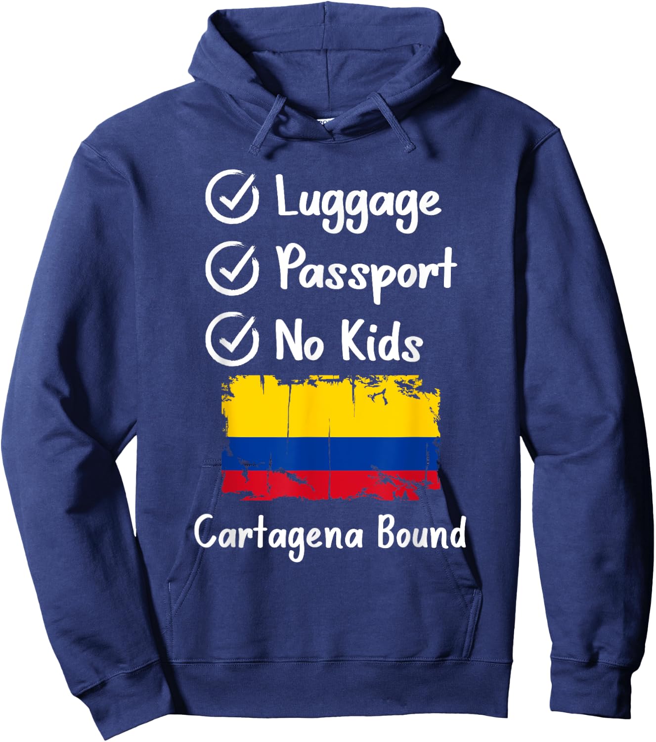 Colombia Travel Colombian Trip Cartagena Vacation Hoodie - Hoodie | Navy