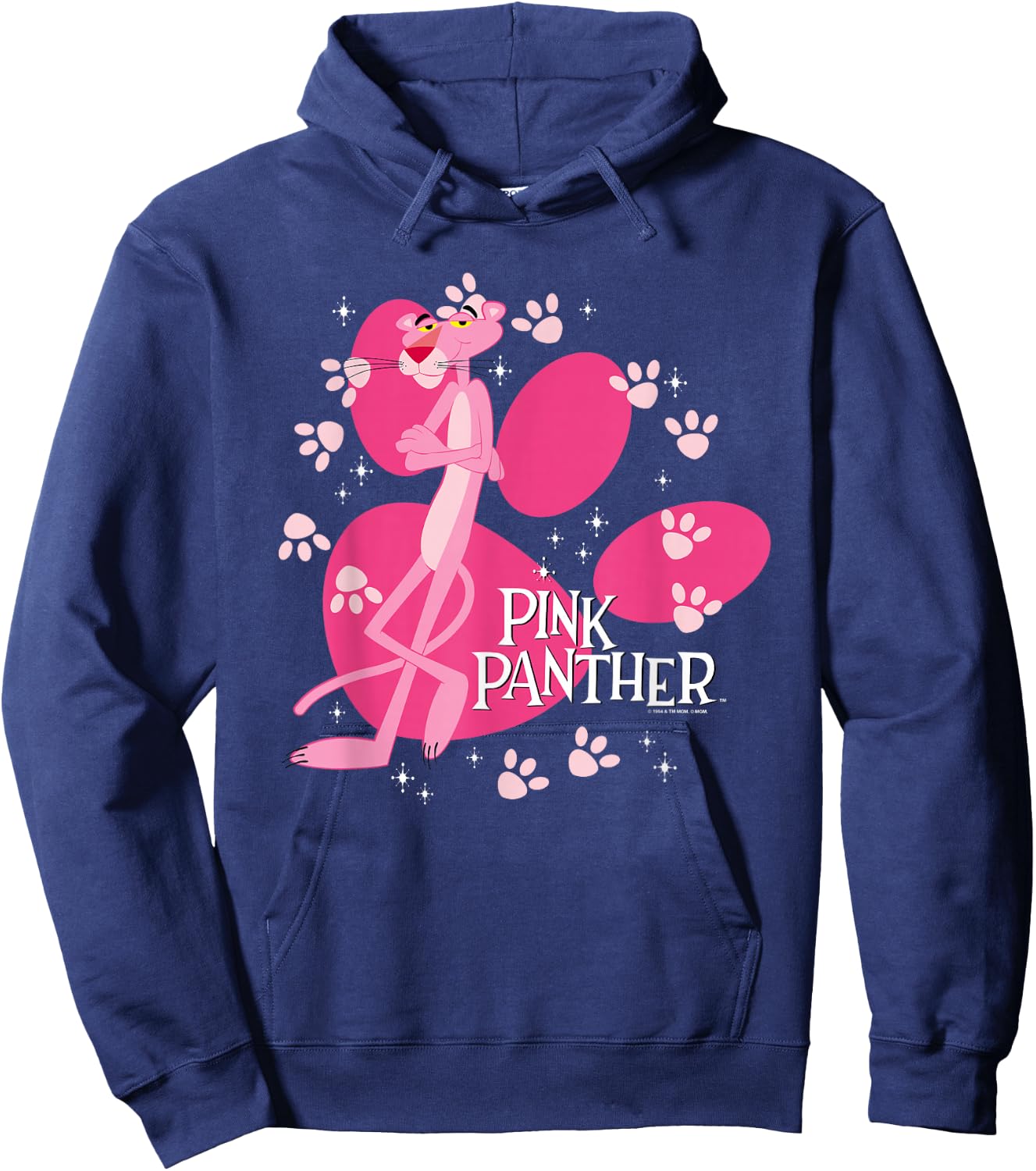 Pink Panther Walk All Over Hoodie - Hoodie | Navy