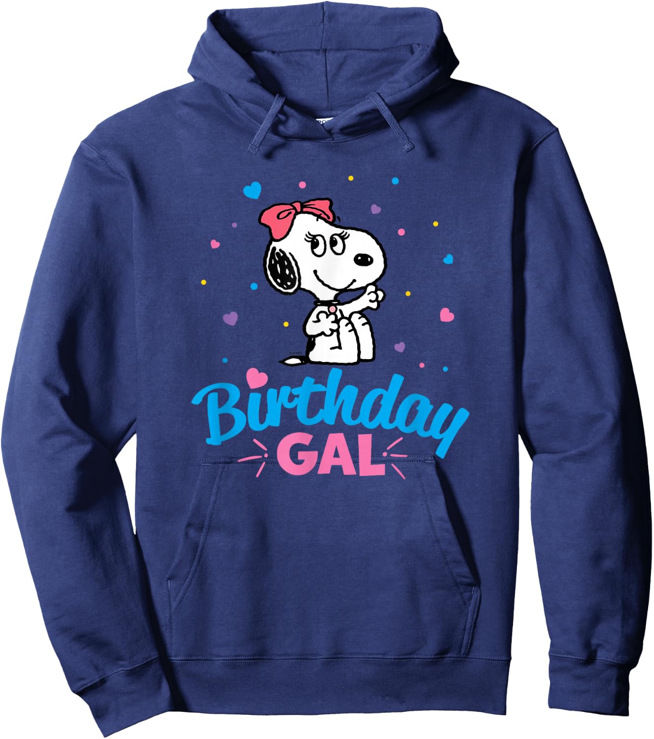 Peanuts Belle Birthday Gal Hoodie - Hoodie | Navy