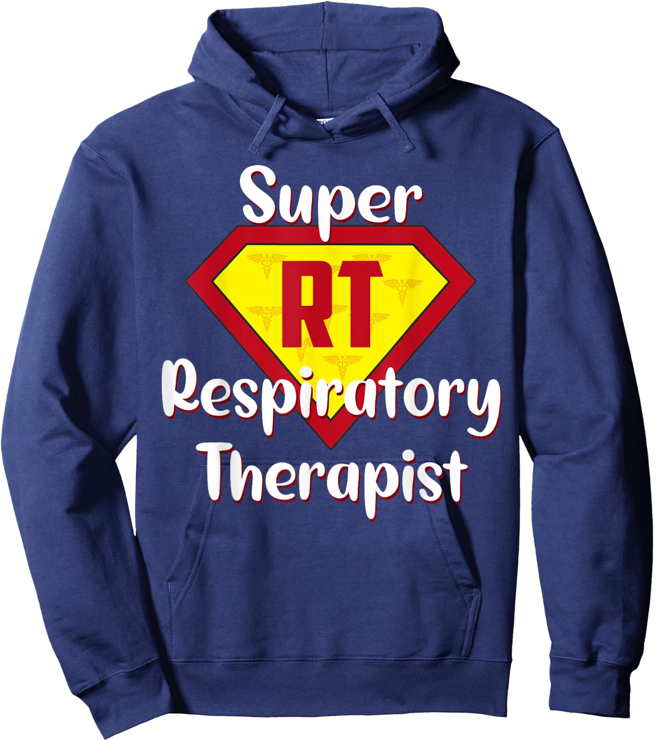 Super Respiratory Therapist Hero RT Life Therapist Gifts Hoodie - Hoodie | Navy