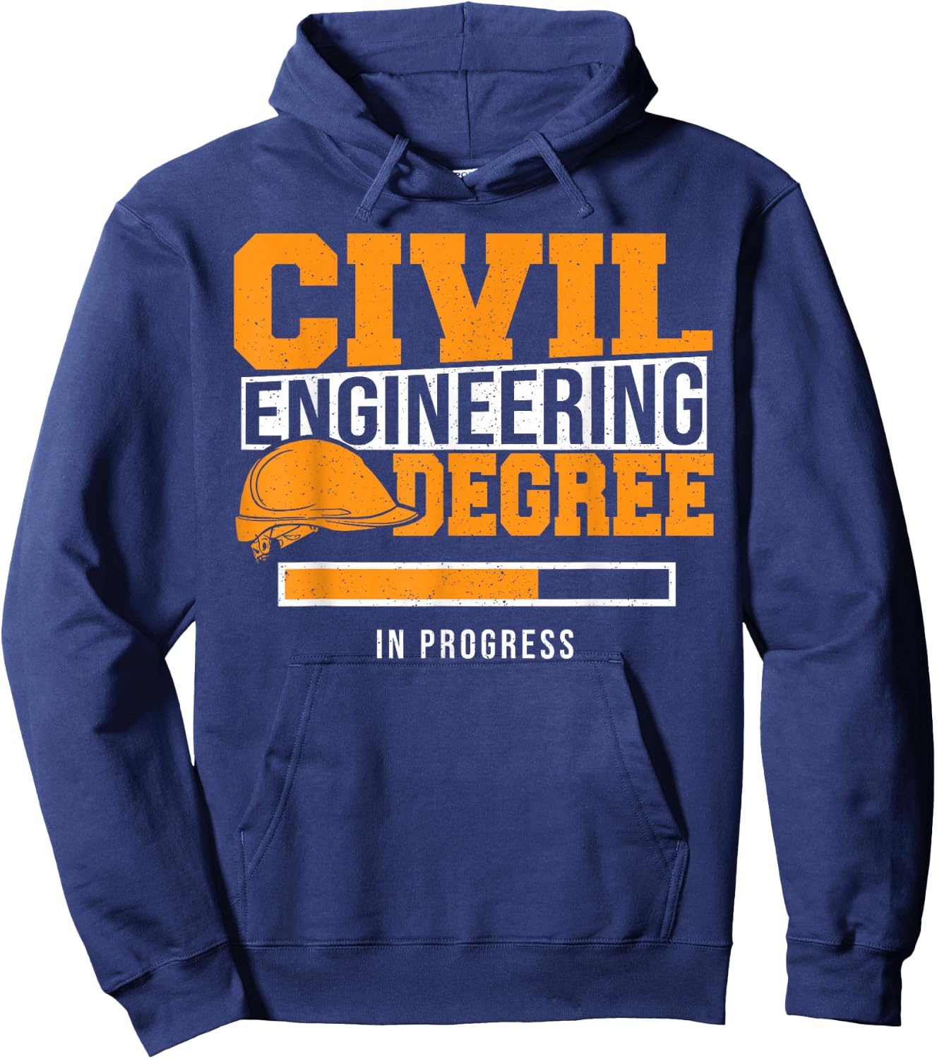 Civil Engineering Degree In Progress Cool Civil Engineer Hoodie - Hoodie | Navy