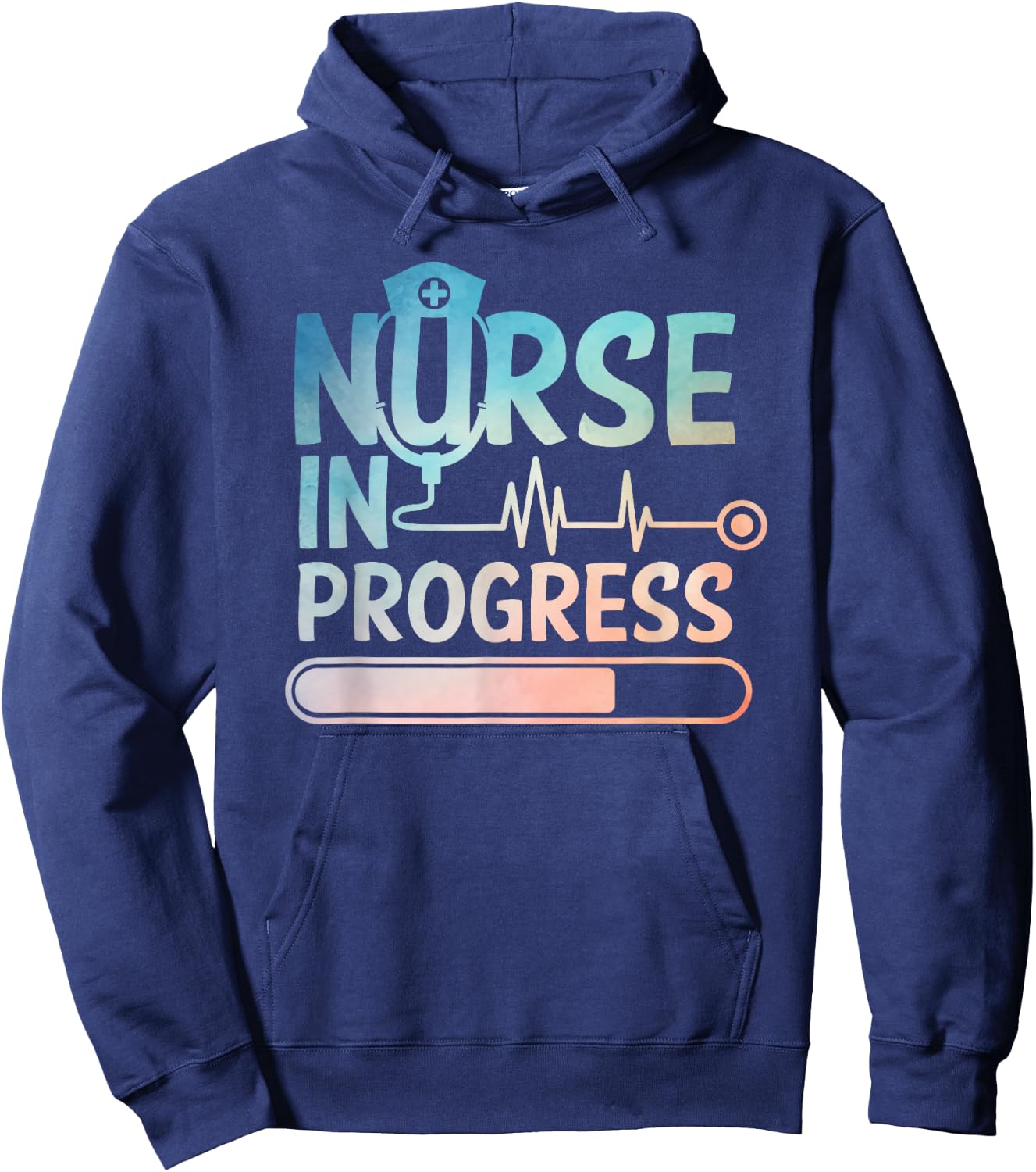 Nursing Student Art Men Women NICU Graduation Future Nurse Hoodie - Hoodie | Navy