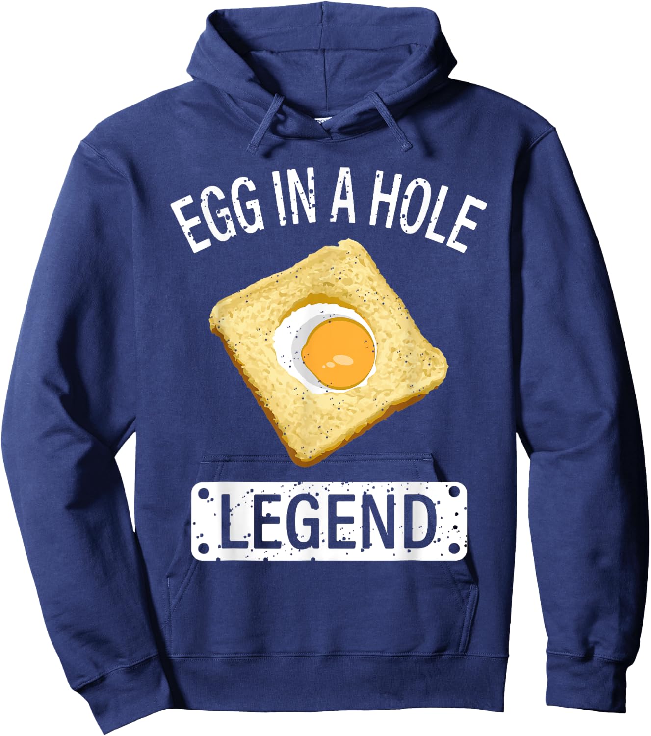 Egg In A Hole Funny Cooking Quotes Hoodie - Hoodie | Navy