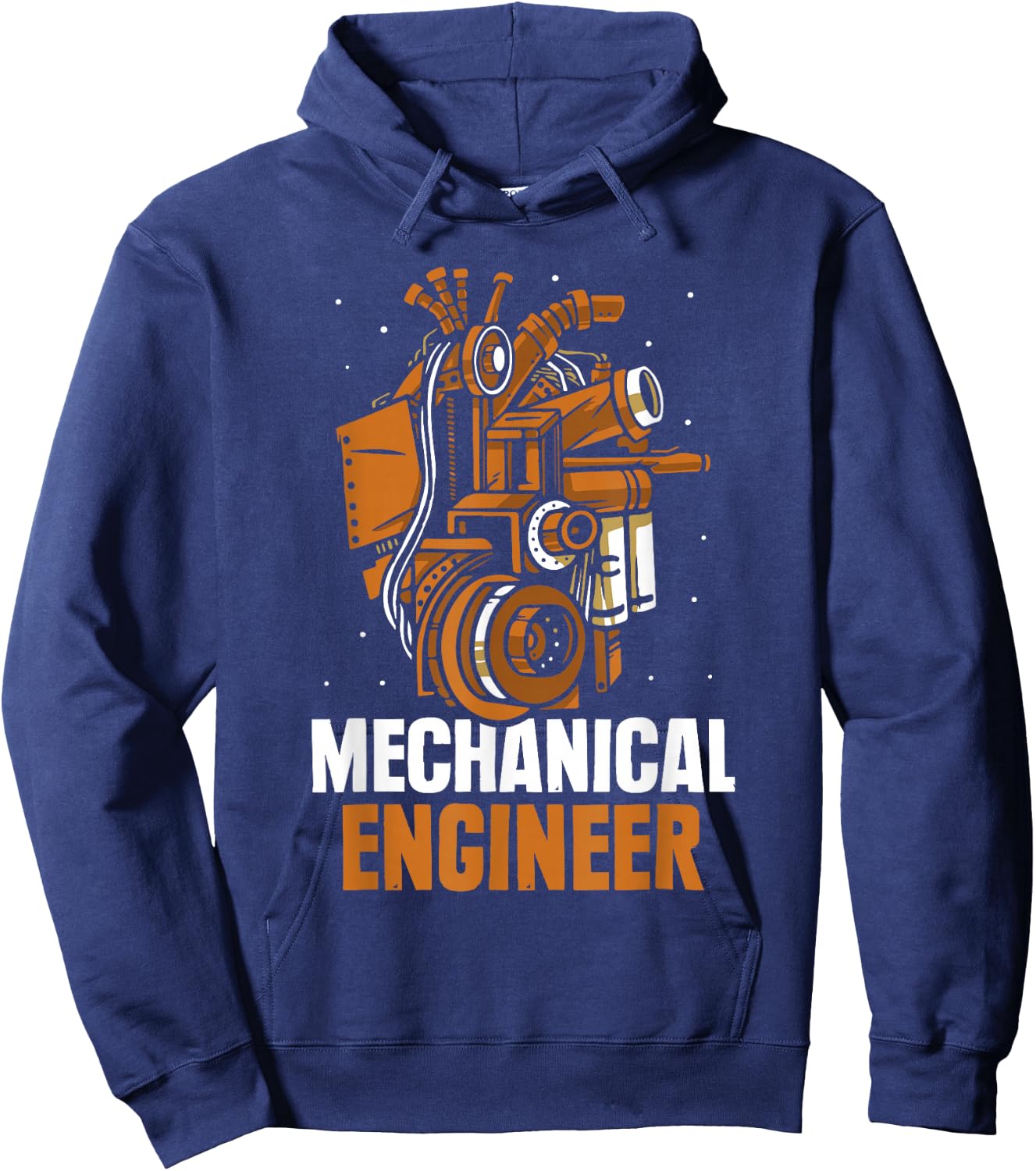 Mechanical Engineer Student Mechanical Engineering Machine Construction Hoodie - Hoodie | Navy