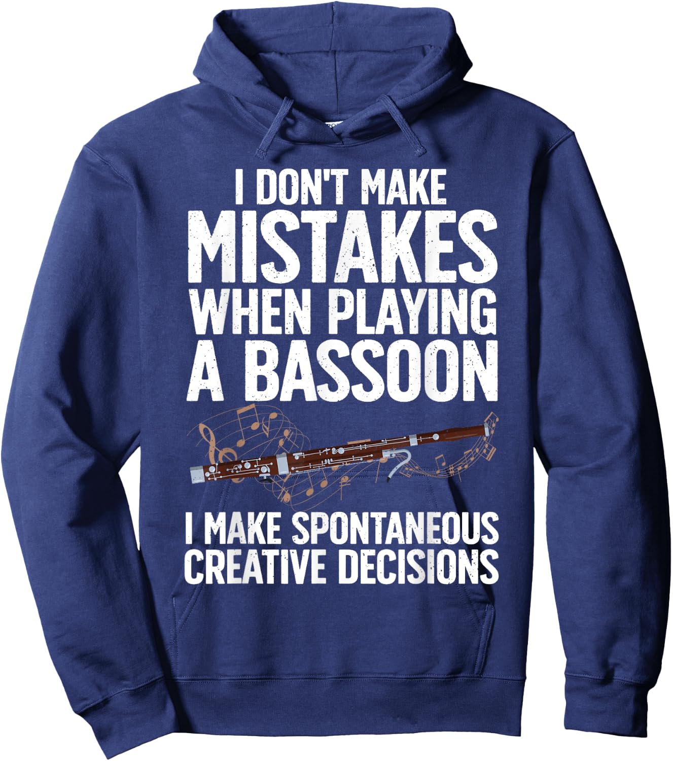 Cool Bassoon Art Women Bassoonist Bassoon Player Hoodie - Hoodie | Navy