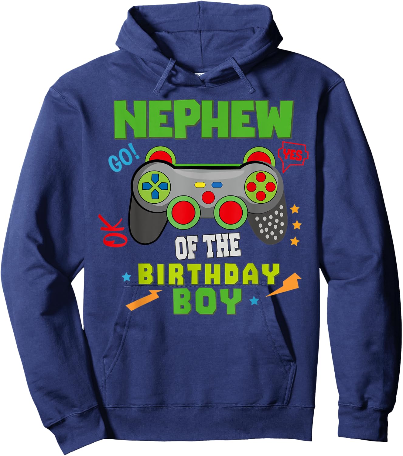 Nephew of The Birthday for Boy Video Gamer Birthday Hoodie - Hoodie | Navy