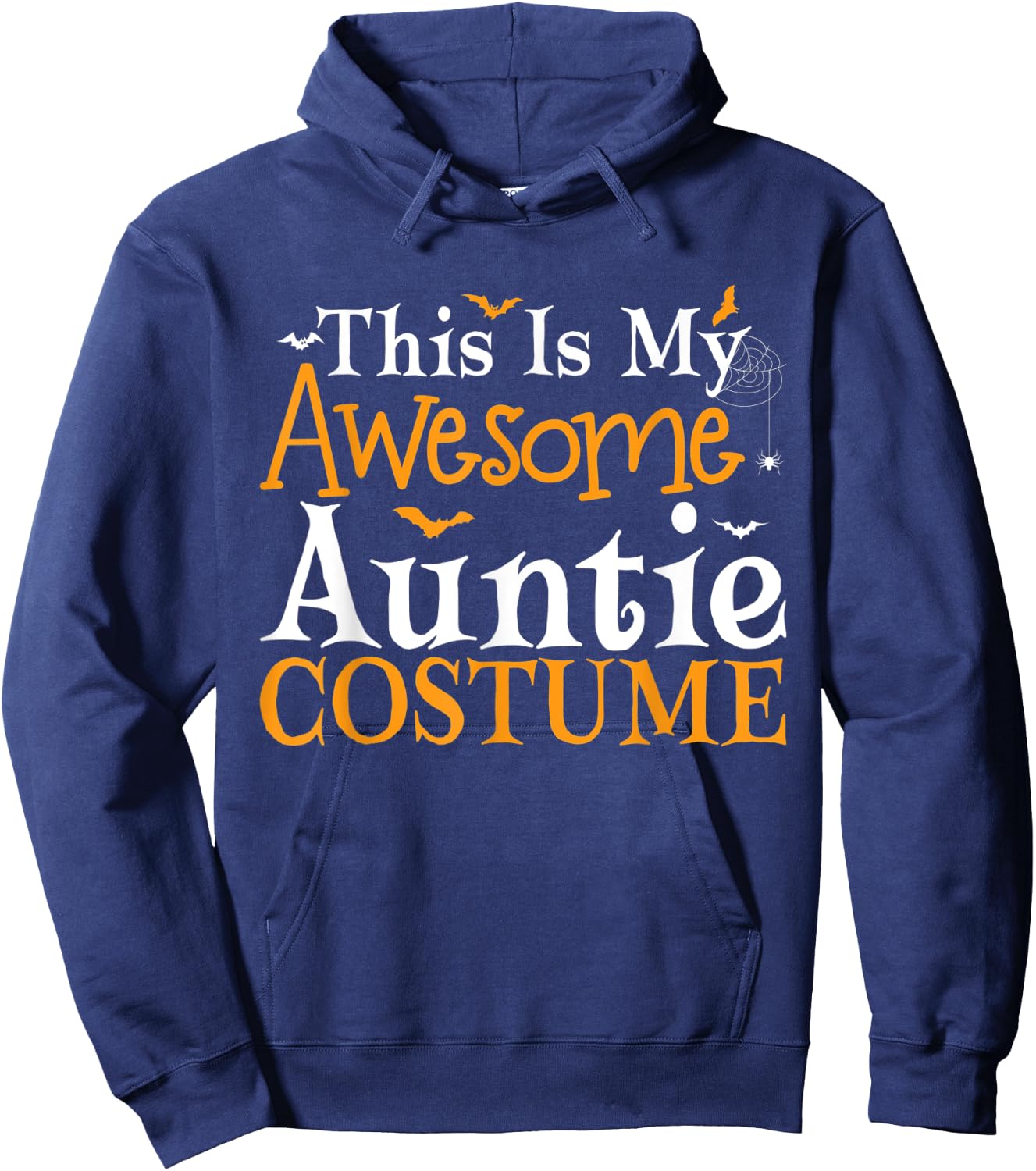 This Is My Awesome Auntie Costume Halloween Party Matching Hoodie - Hoodie | Navy