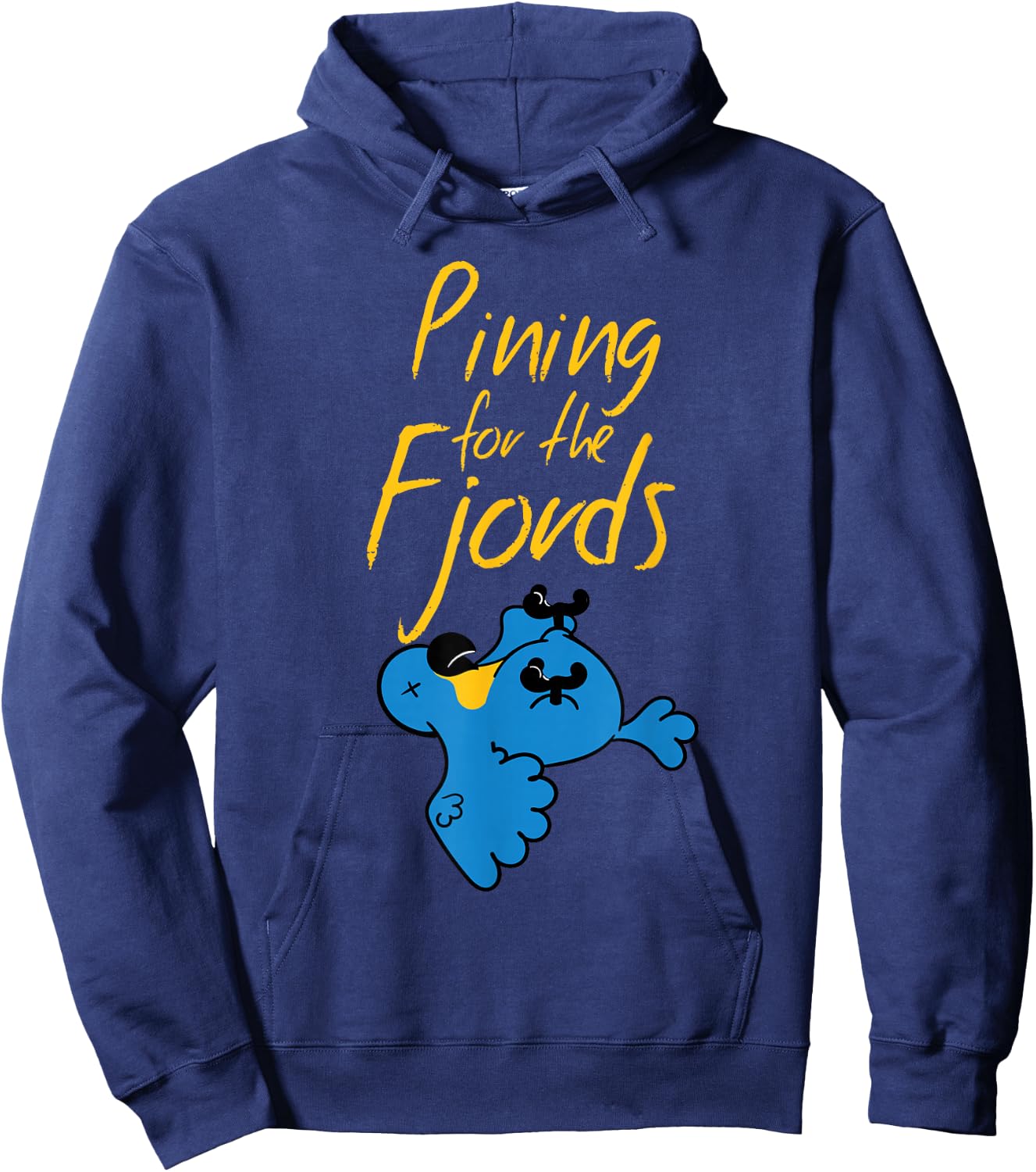 The Dead Parrot, he's not Dead, he's Pining for the Fjords Hoodie - Hoodie | Navy