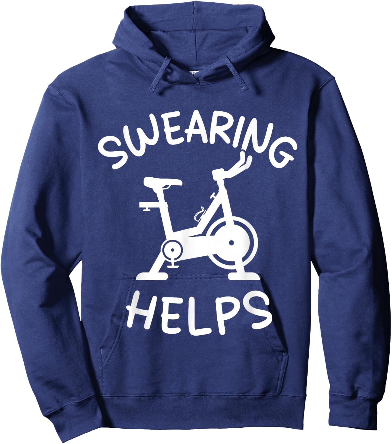 Spinning Class Indoor Rhythm Cycling Workout Stationary Bike Hoodie - Hoodie | Navy