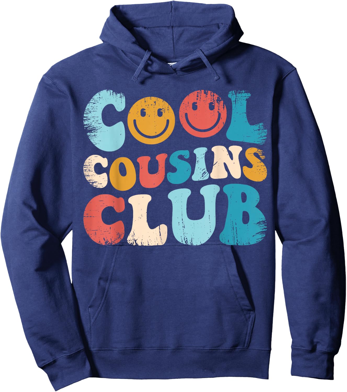 Cool Cousins Club, Funny Cousin Crew Kids Boys Girls Hoodie - Hoodie | Navy