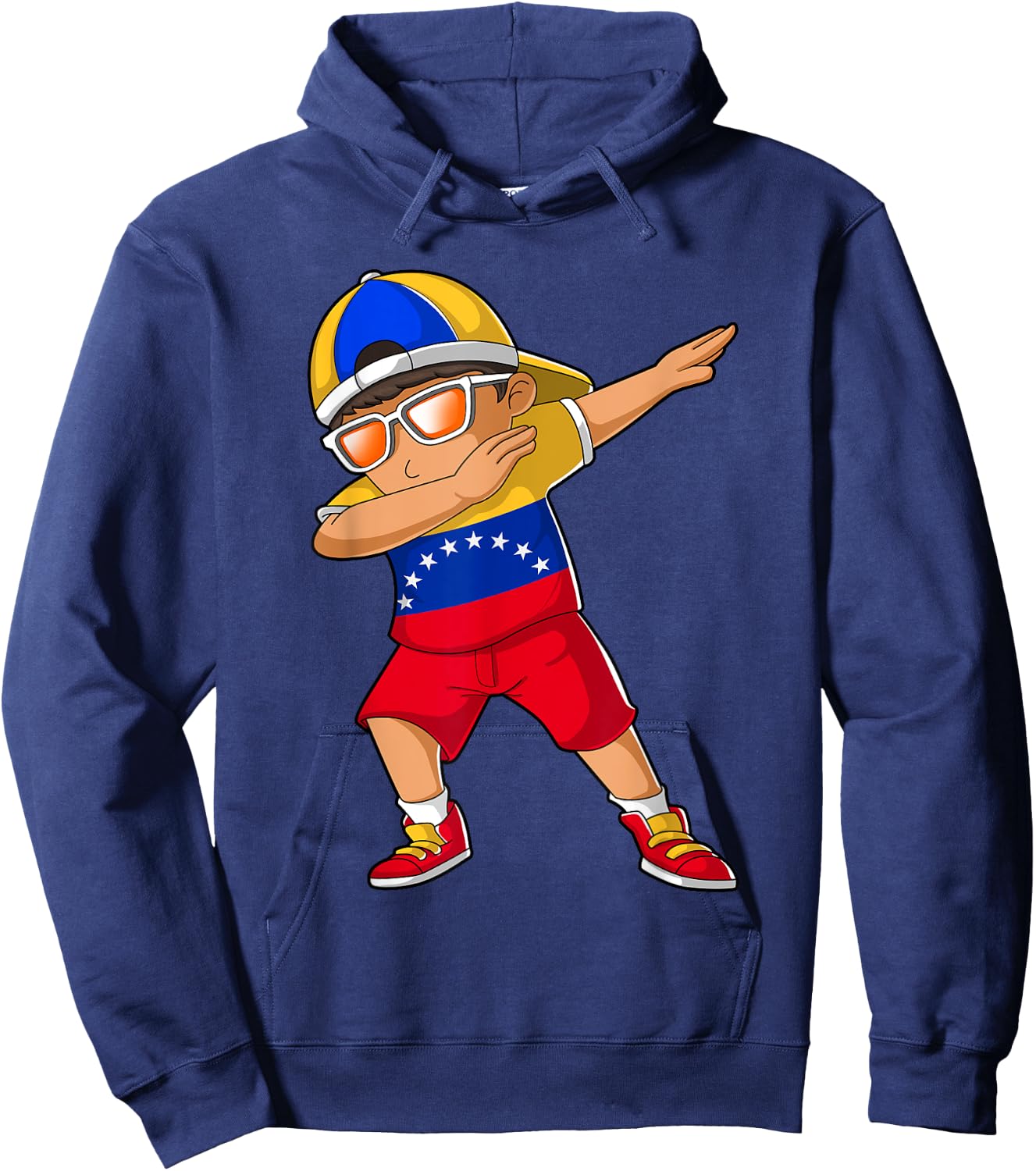 Venezuelan Boy Kid Patriotism Venezuela Roots Heritage Small Hoodie - Hoodie | Navy