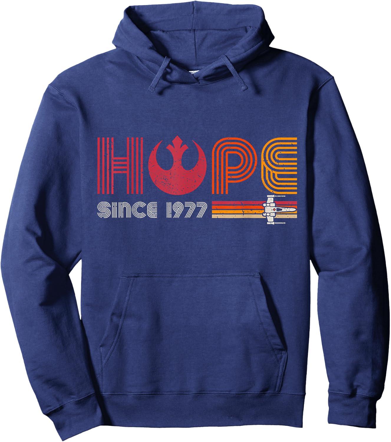 Hope Since 1977 Retro Vintage Hoodie - Hoodie | Navy
