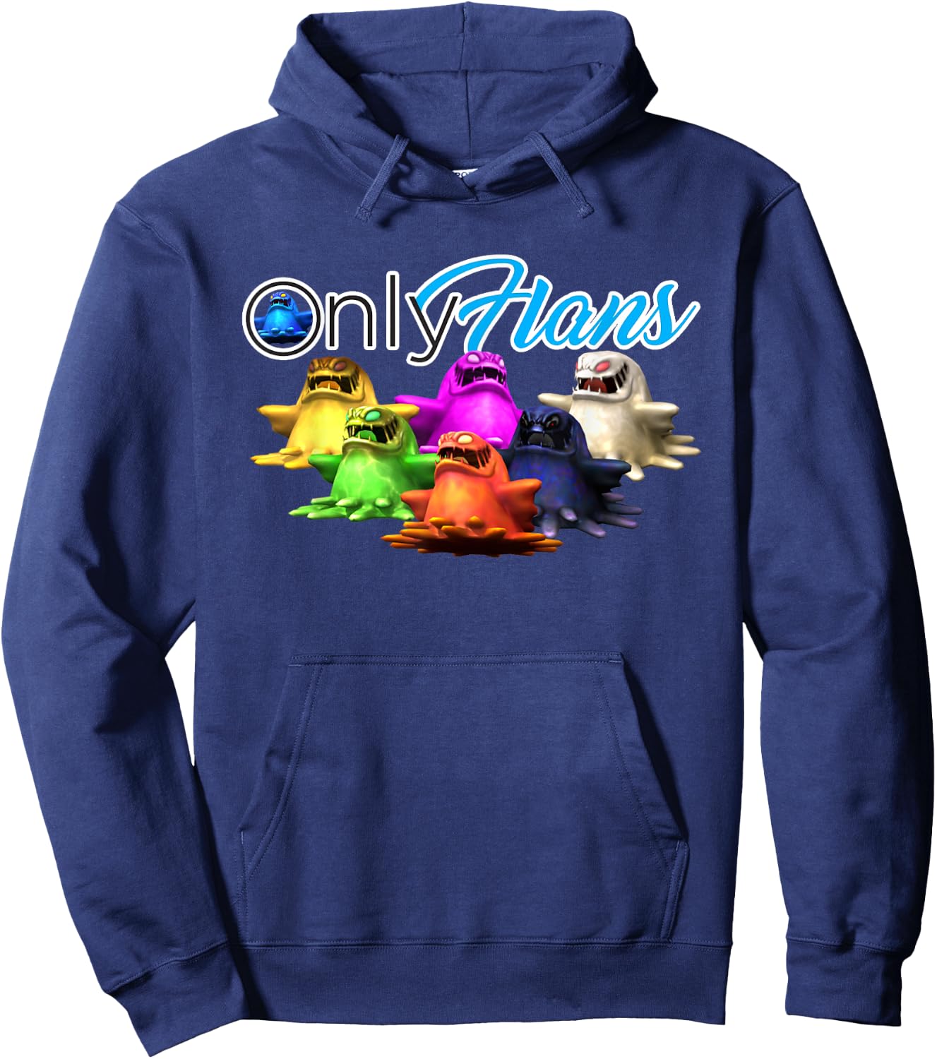 Funny Onlyflans Meme Fantasy Hoodie - Hoodie | Navy