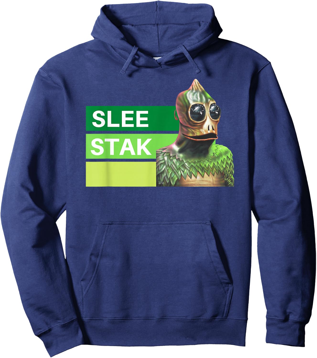 Sleestak, Funny Land OF The Lost Shirt, Classic Television Hoodie - Hoodie | Navy