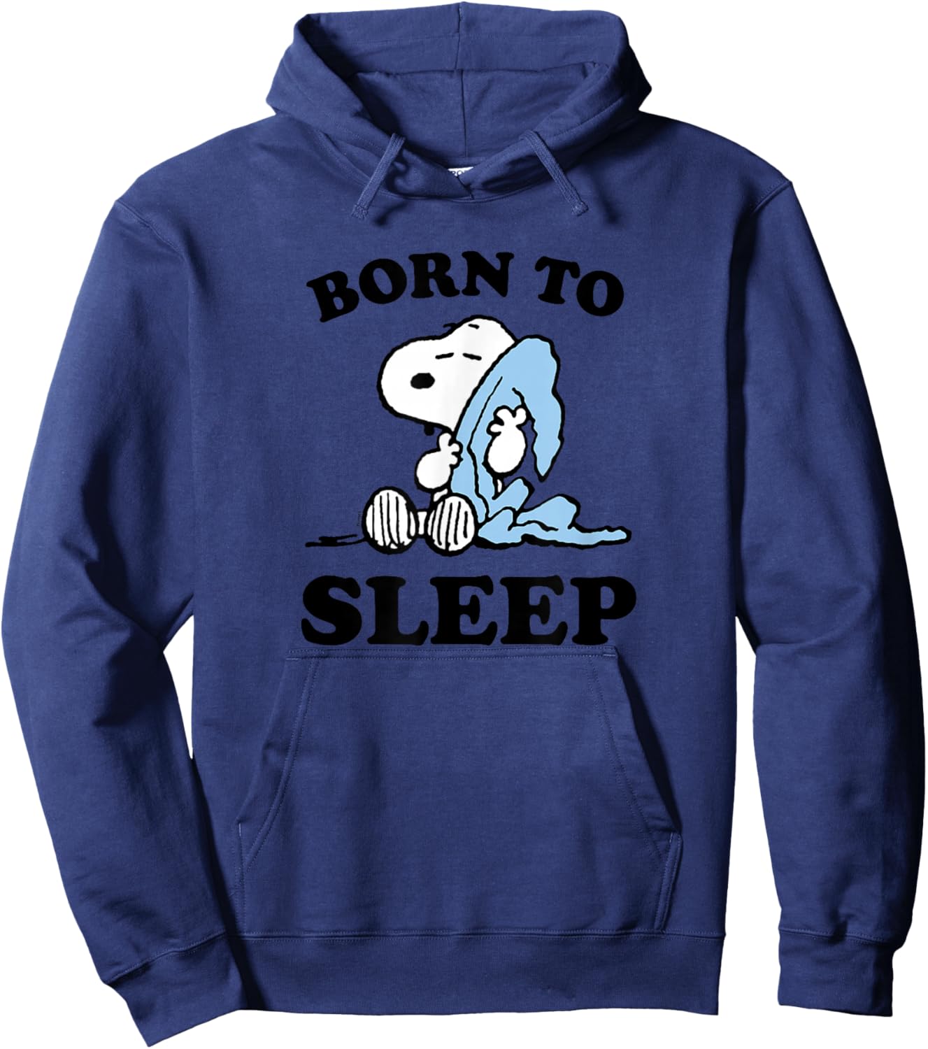 Peanuts - Snoopy Born to Sleep Hoodie - Hoodie | Navy