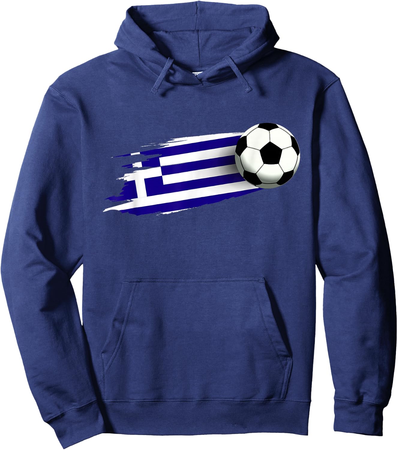Greece Flag Jersey Greek Soccer Team Greek Hoodie - Hoodie | Navy