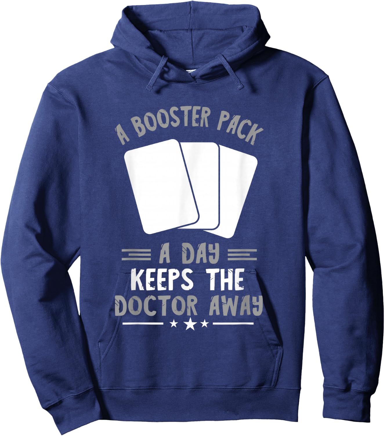 Trading Card Game Keep The Doctor Away TCG Trading Cards Hoodie - Hoodie | Navy