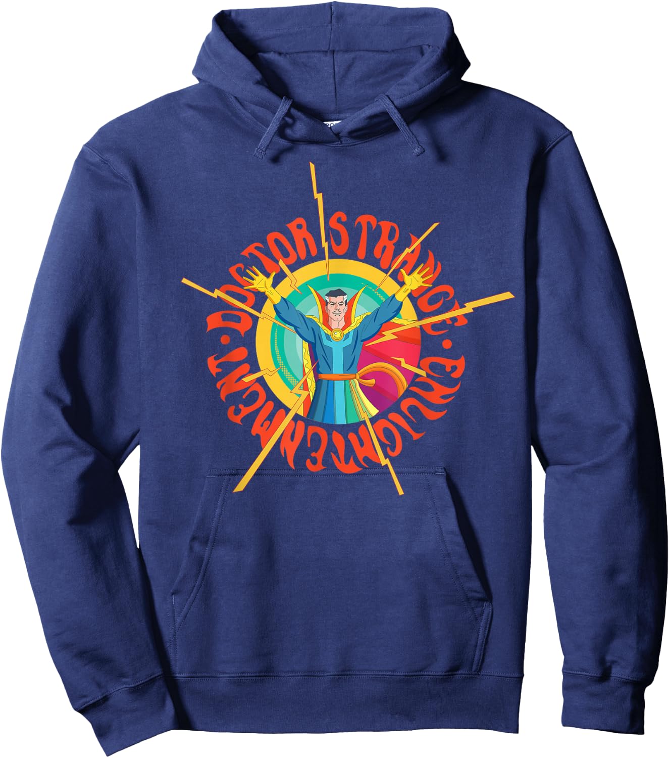 Marvel Doctor Strange Enlightenment Magic Circle Comic Hoodie - Hoodie | Navy