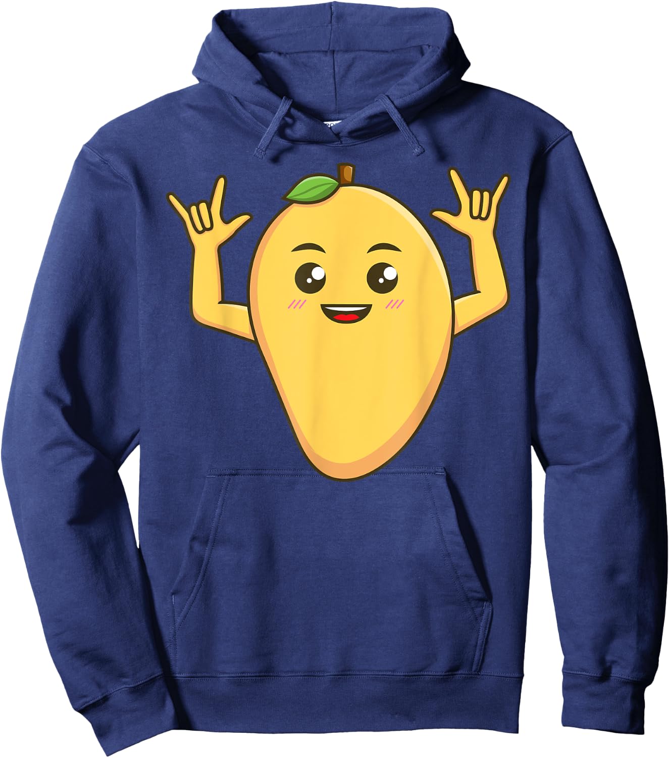 Funny Mango Designs Women Fruitarians Farmer Foodies Hoodie - Hoodie | Navy