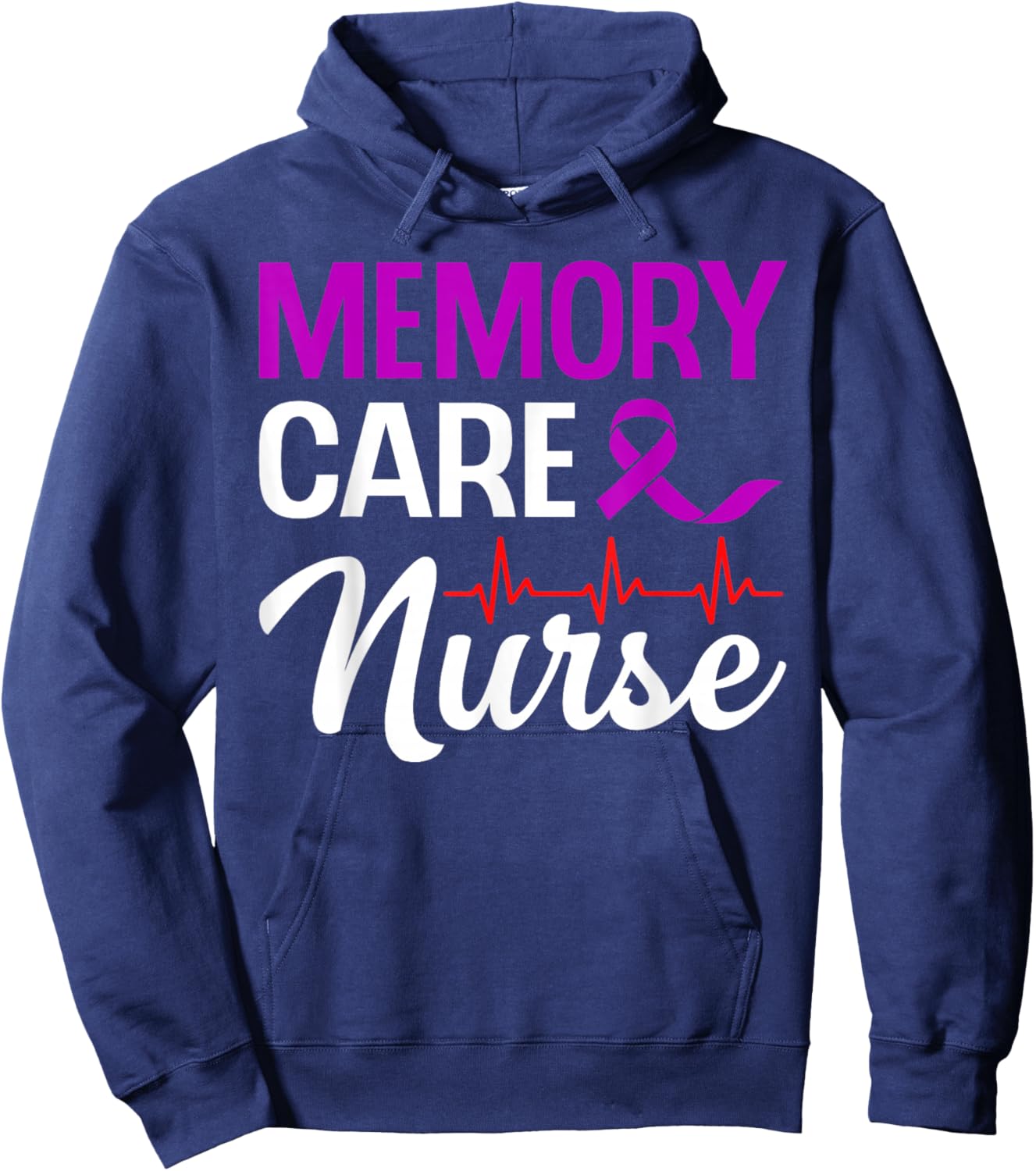 Memory Care Nurse Medical Assistant RN Student Hoodie - Hoodie | Navy