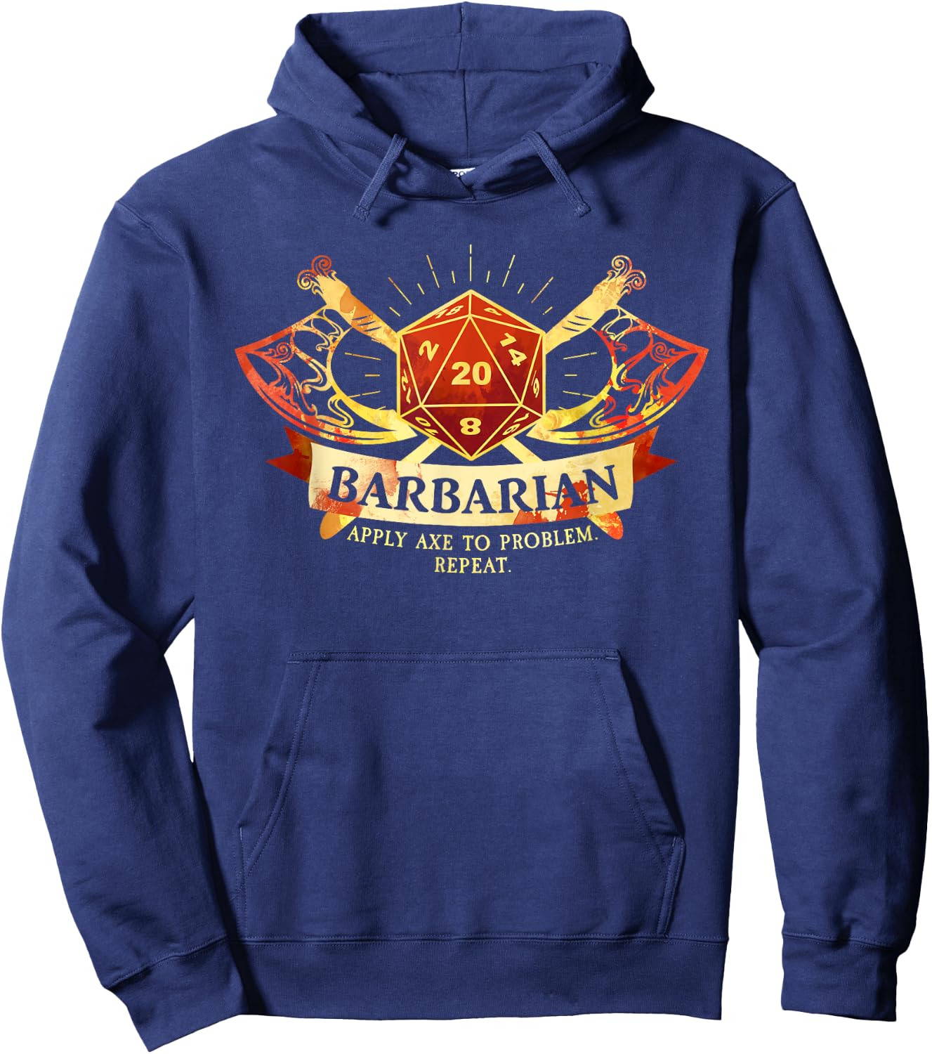 Barbarian Hoodie - Hoodie | Navy