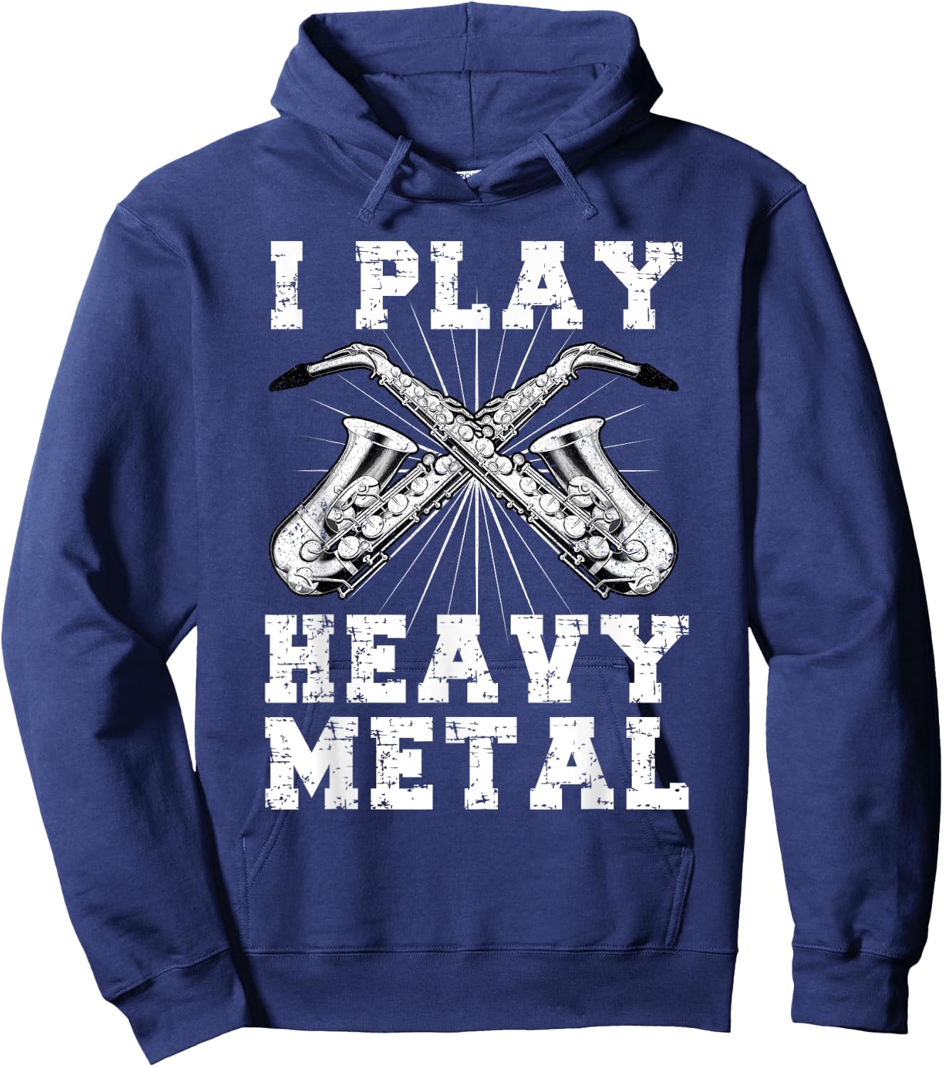 Cool Saxophonist Art Women Musician Saxophone Player Hoodie - Hoodie | Navy