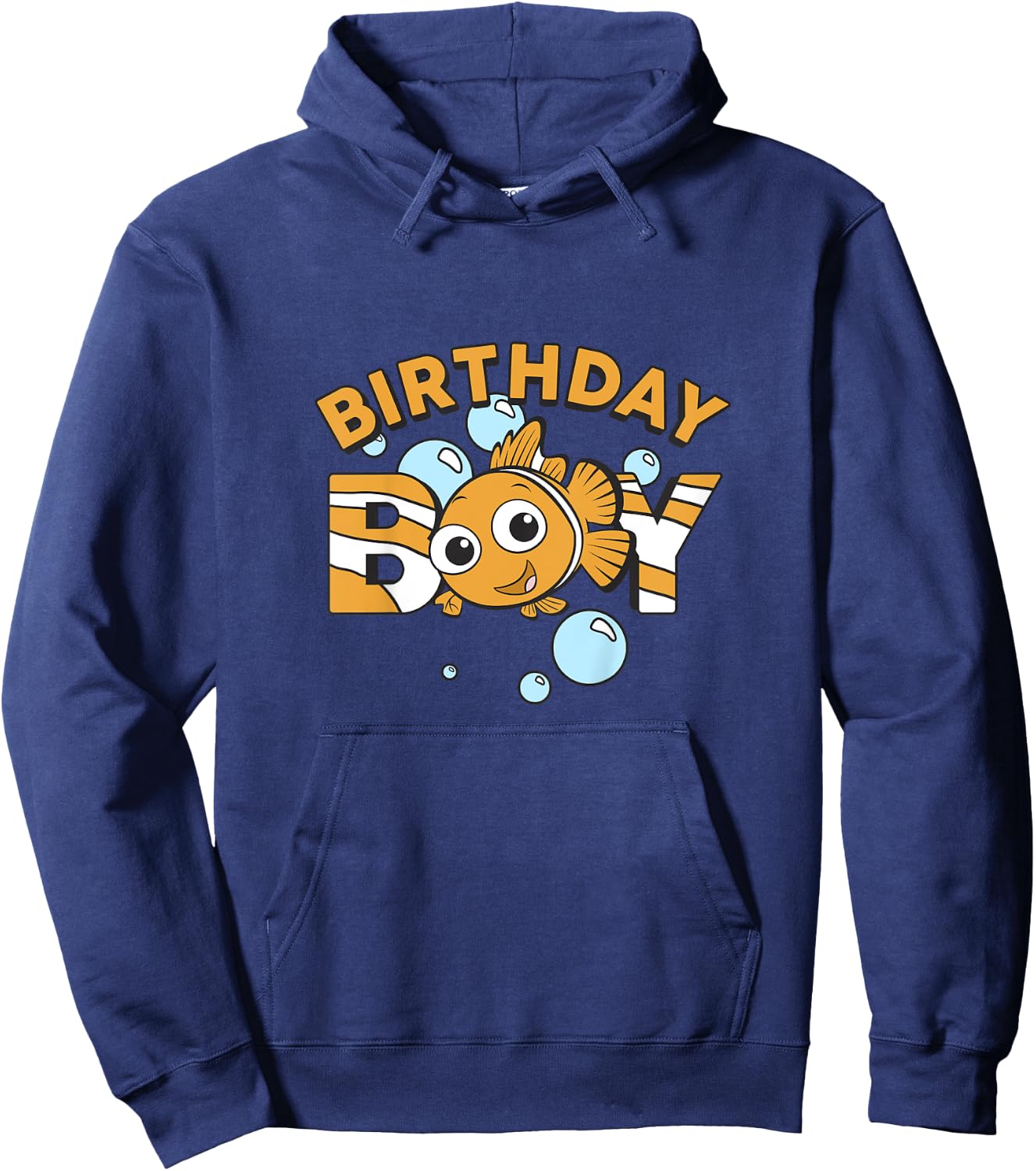 Kids Disney Pixar Finding Nemo Birthday Boy Cute Nemo Youth Hoodie - Hoodie | Navy