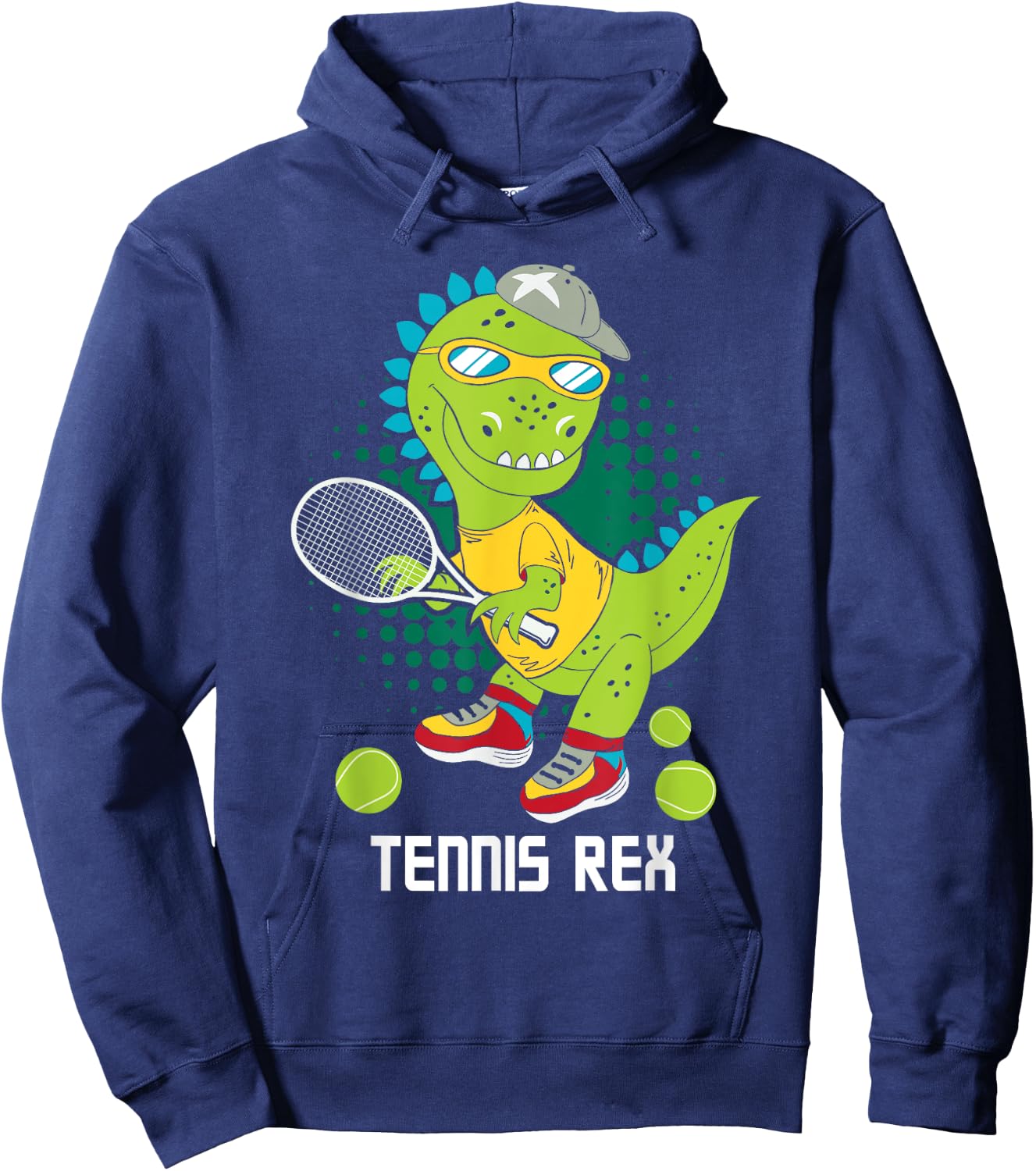 Tennis Rex - Sports Lover Tournament Player Hoodie - Hoodie | Navy