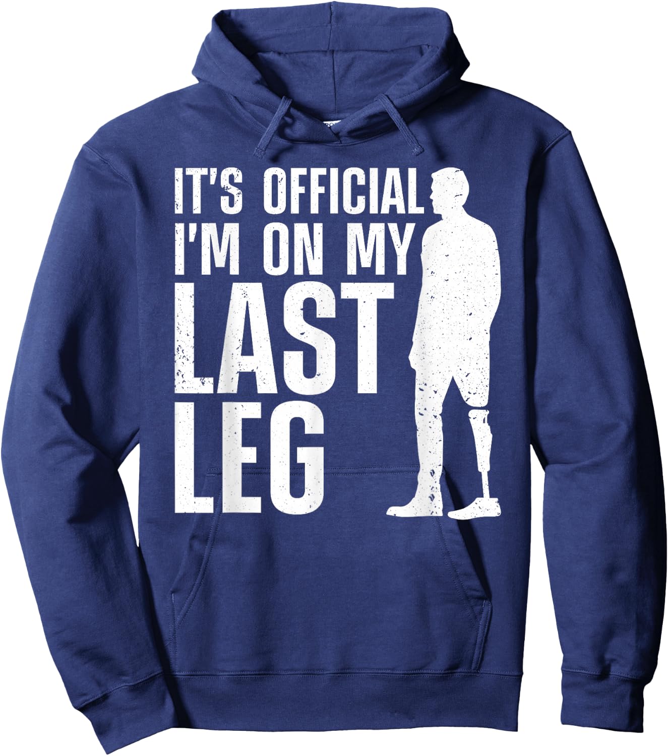Cool Leg Amputee Art Women Prosthetic Leg Amputation Small Hoodie - Hoodie | Navy