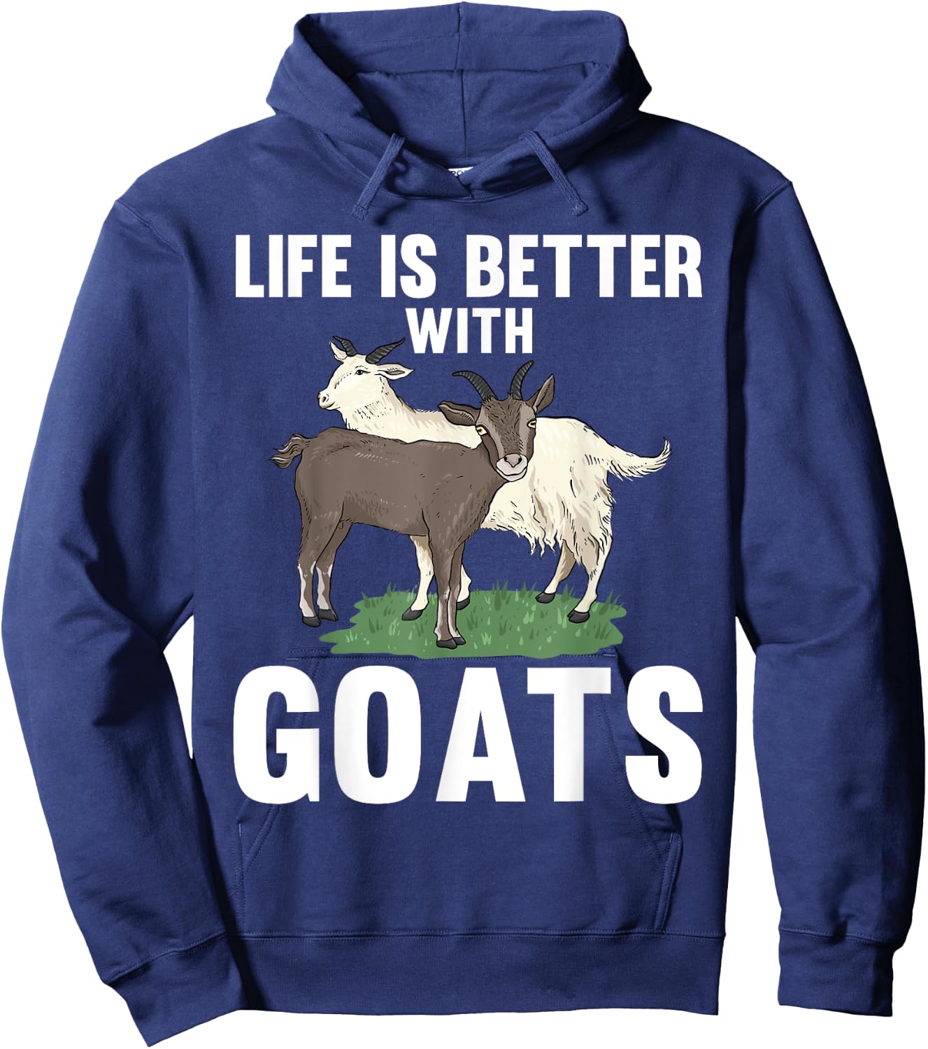 Cool Goats Women Goat Whisperer Nubian Animal Farmer Hoodie - Hoodie | Navy