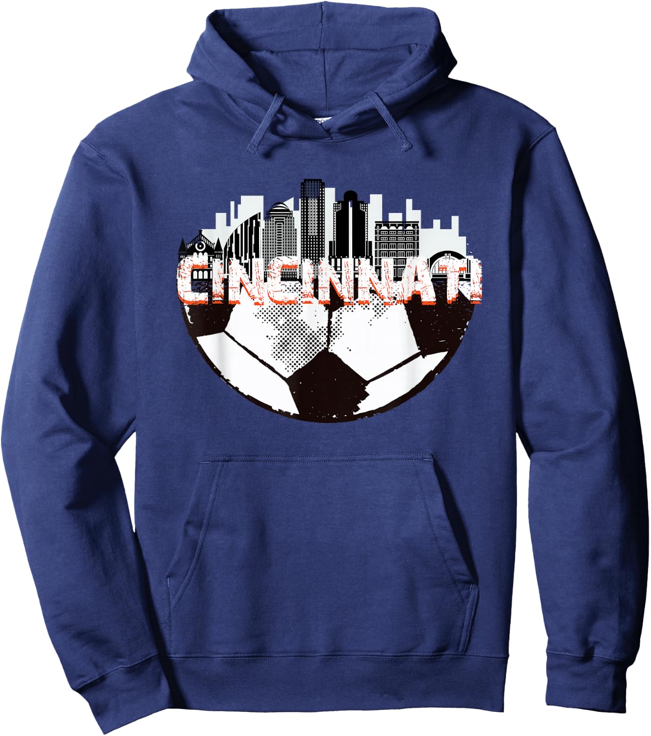 Cincinnati fan fc t shirt Hoodie - Hoodie | Navy