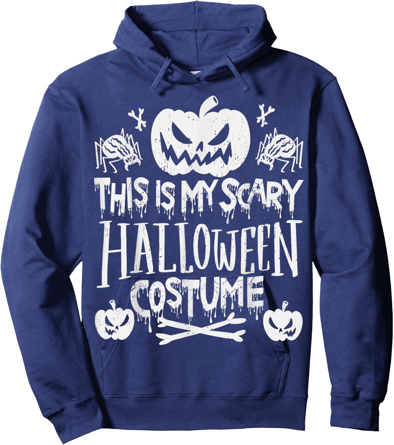 This Is My Scary Halloween Costume Hoodie - Hoodie | Navy