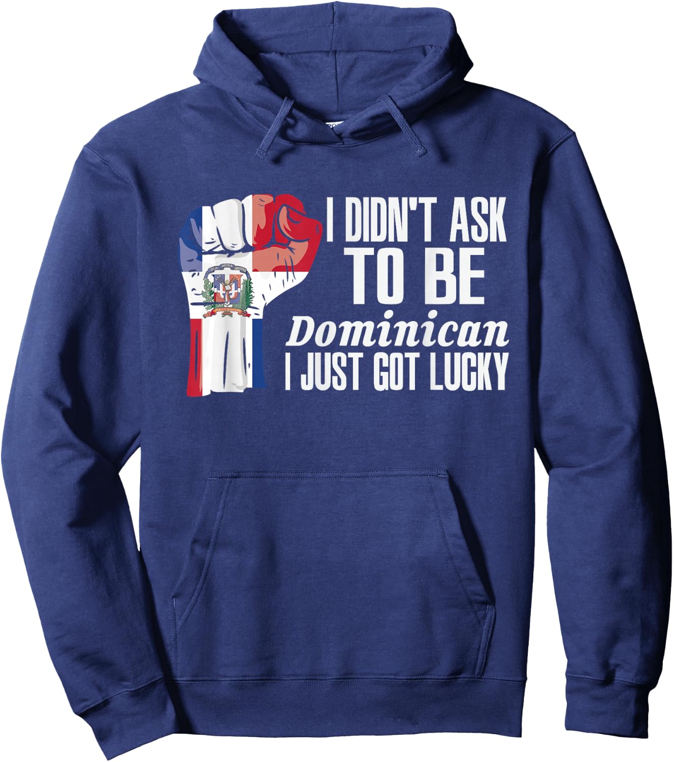 Dominican Dominican Republic Flag Grown Roots Patriot Hoodie - Hoodie | Navy