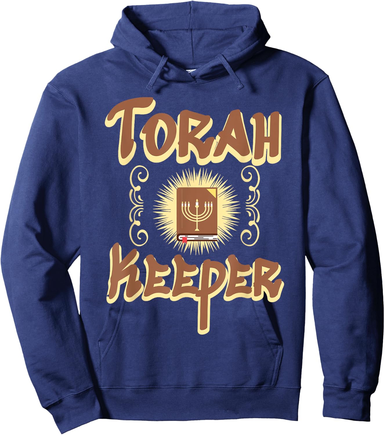Hebrew Israelite Clothing Judah Yah Torah Keeper Hoodie - Hoodie | Navy