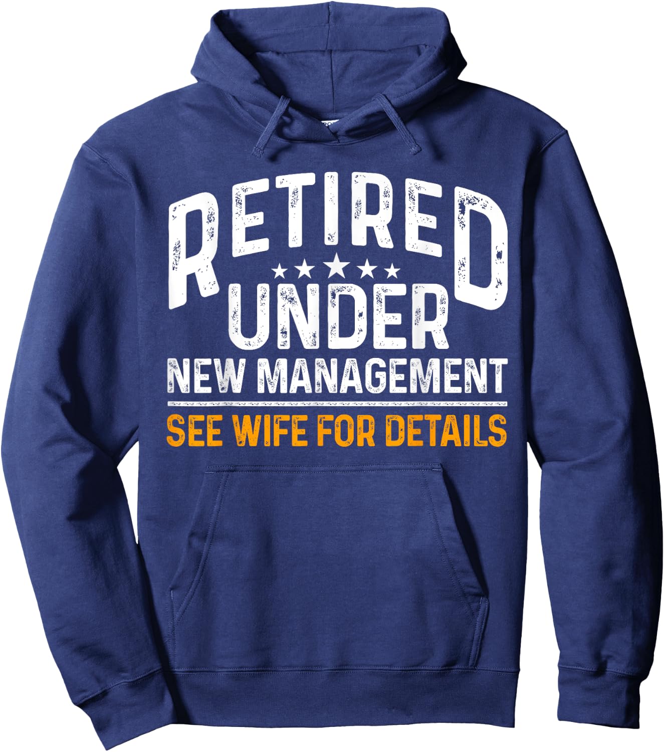 Funny Reitrement Under New Management Retiring Retired Men Hoodie - Hoodie | Navy
