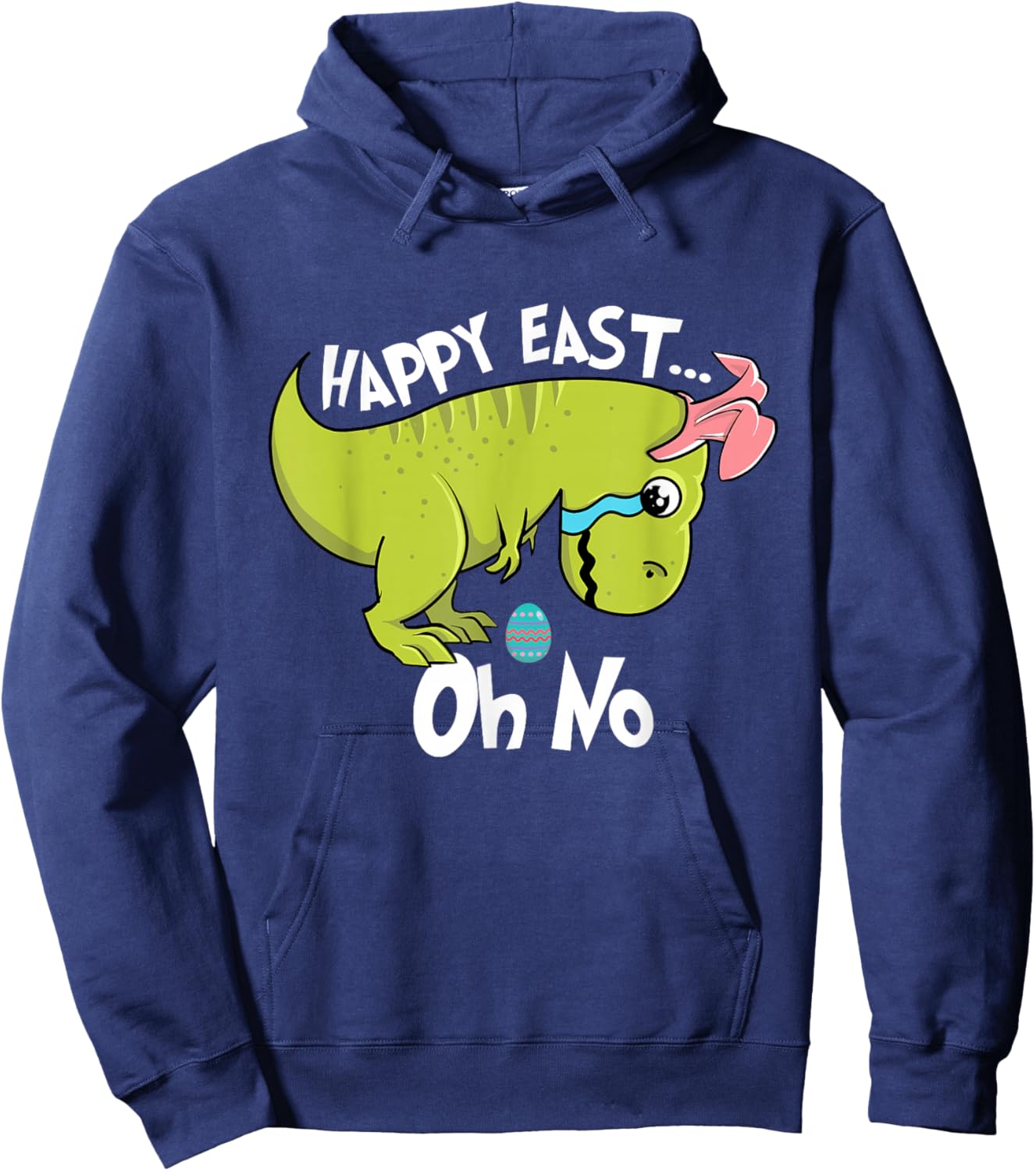 Happy East - Crying Easter Sunday Egg Hunters Hoodie - Hoodie | Navy