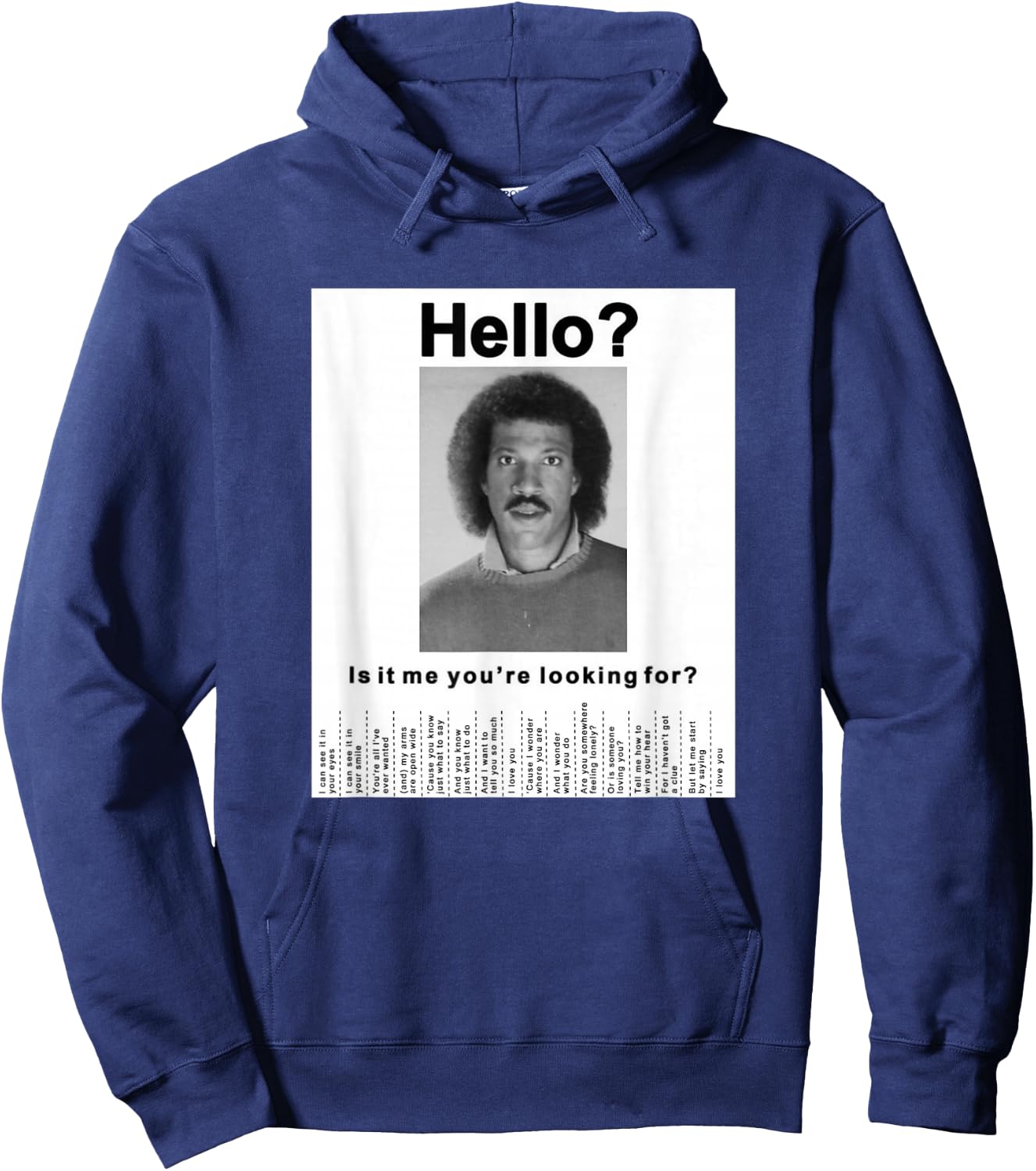Finding Missing Person Hoodie - Hoodie | Navy